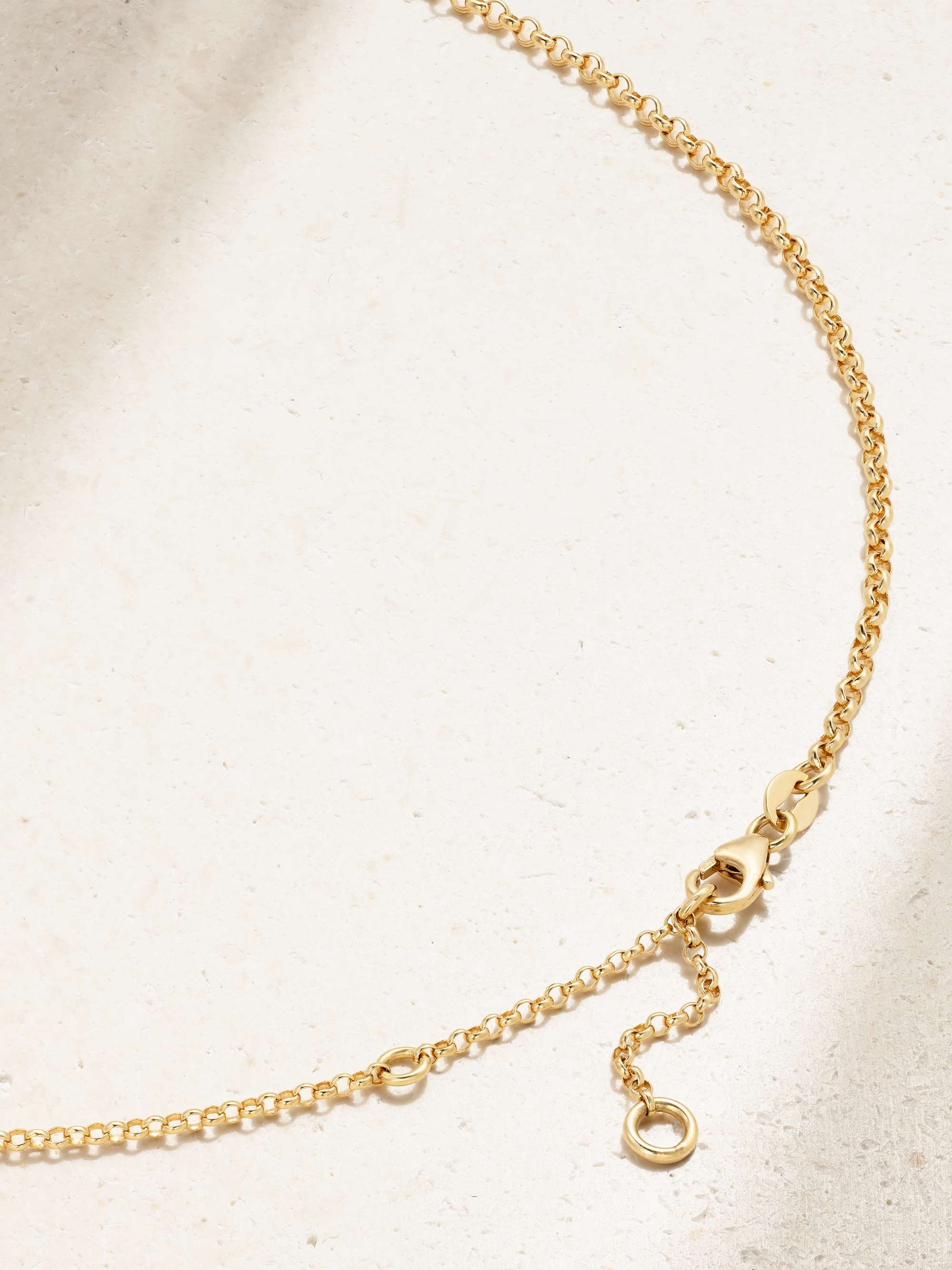 FOUNDRAE + NET SUSTAIN Wholeness 18-karat recycled gold diamond necklace