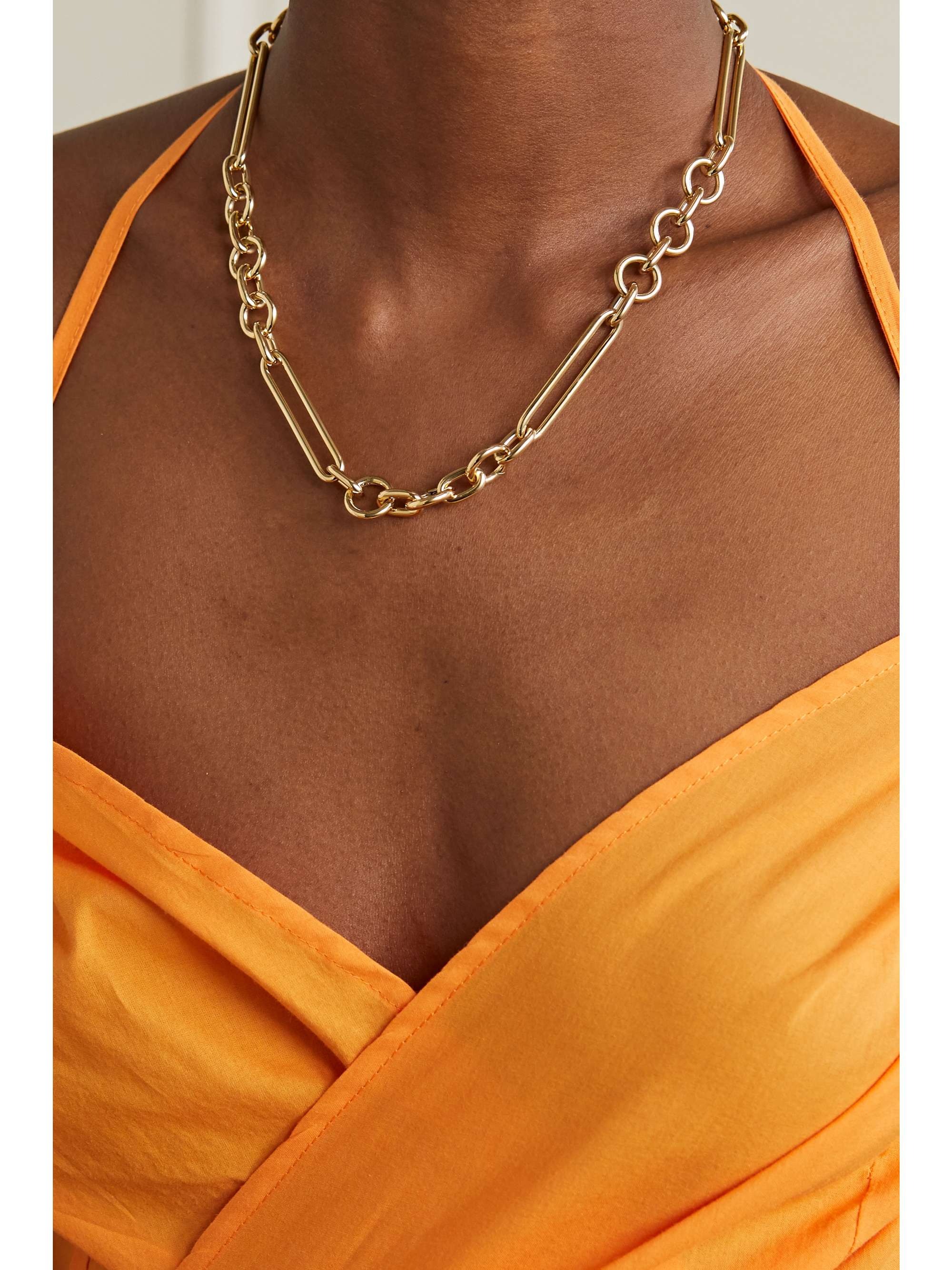 FOUNDRAE + NET SUSTAIN 18-karat recycled gold necklace