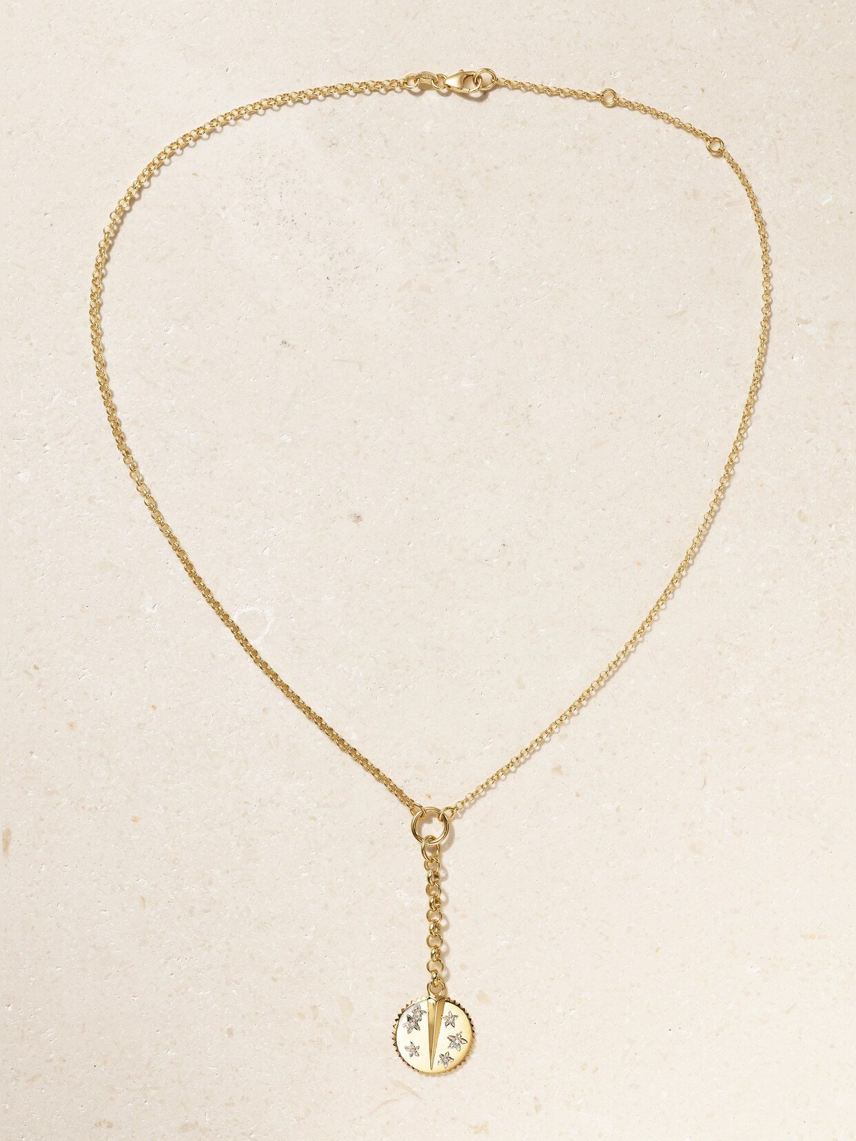 Foundrae - + Net Sustain Resilience 18-karat Recycled Gold Diamond Necklace - One size
