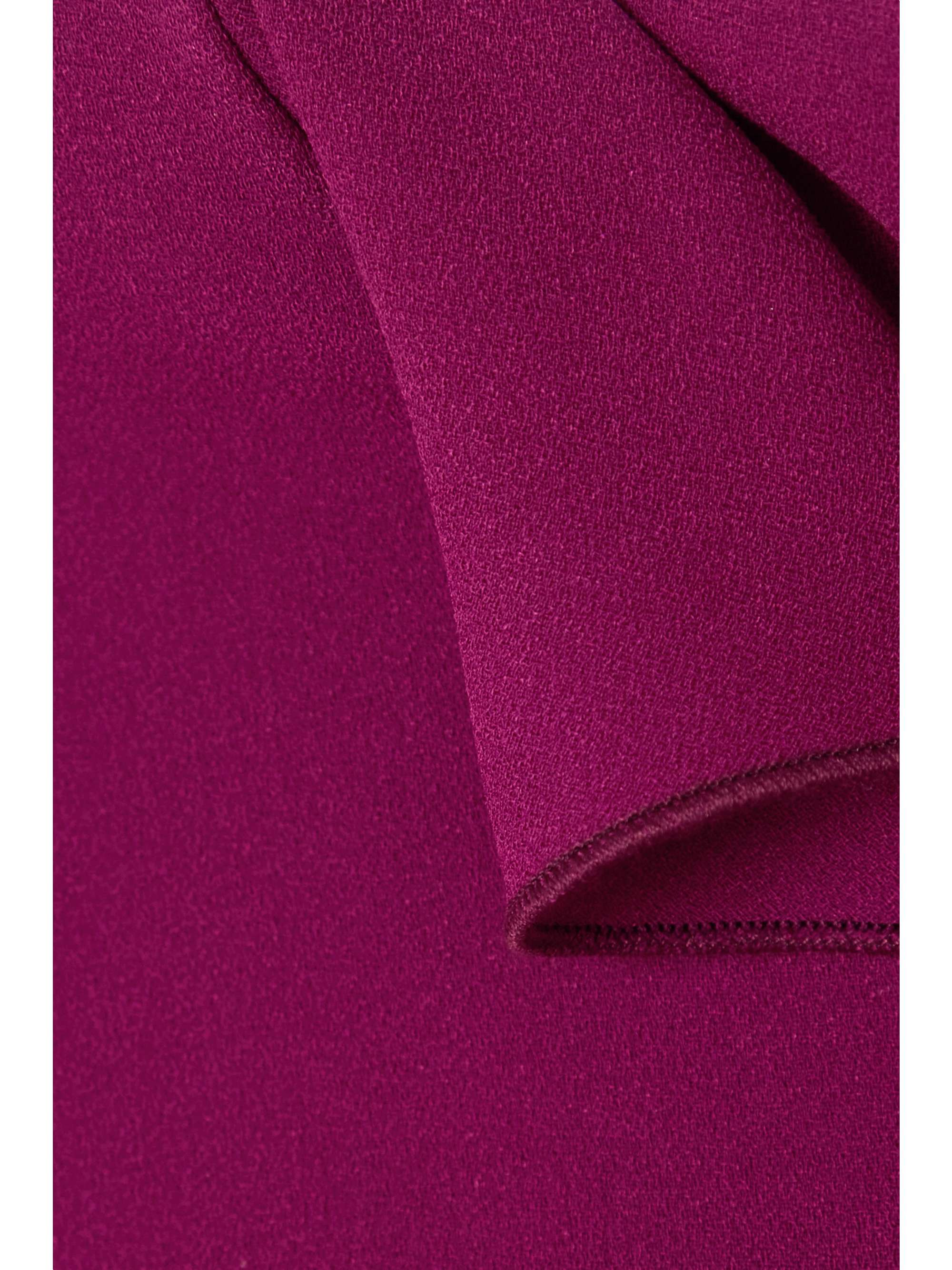 ALEX PERRY Blake cropped crepe turtleneck top