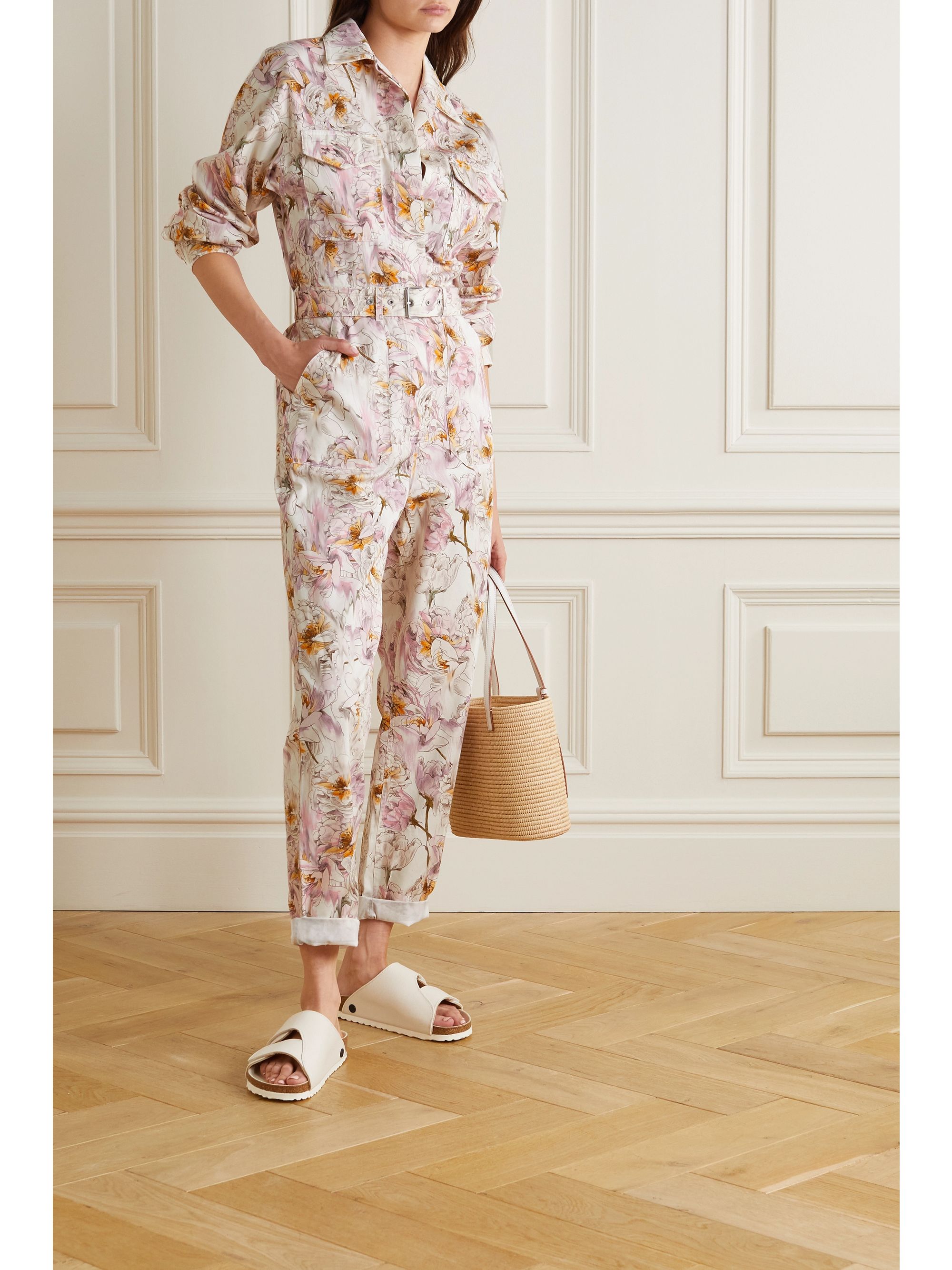 Rebecca vallance pink jumpsuit Clearance