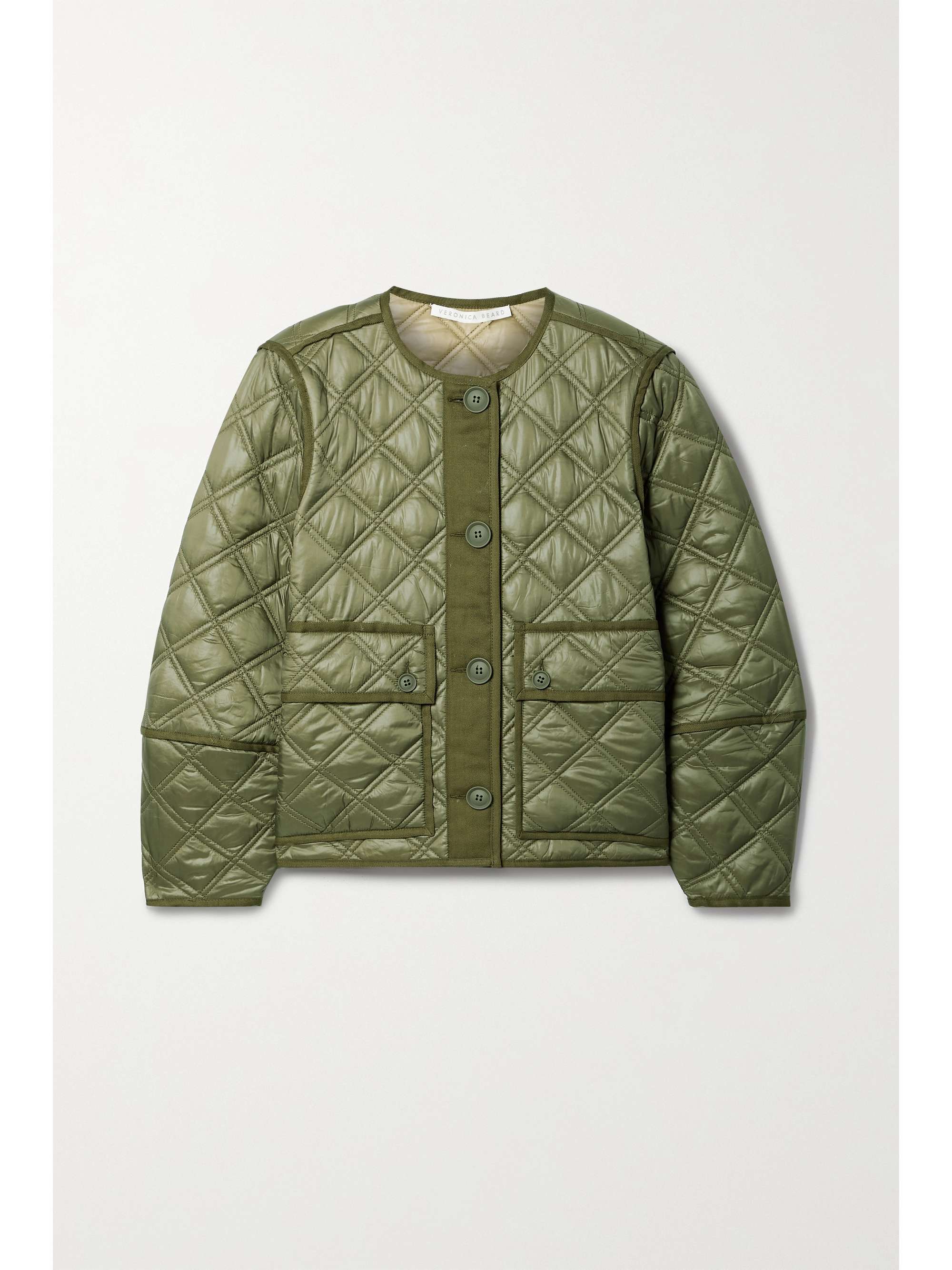veronica beard army blazer