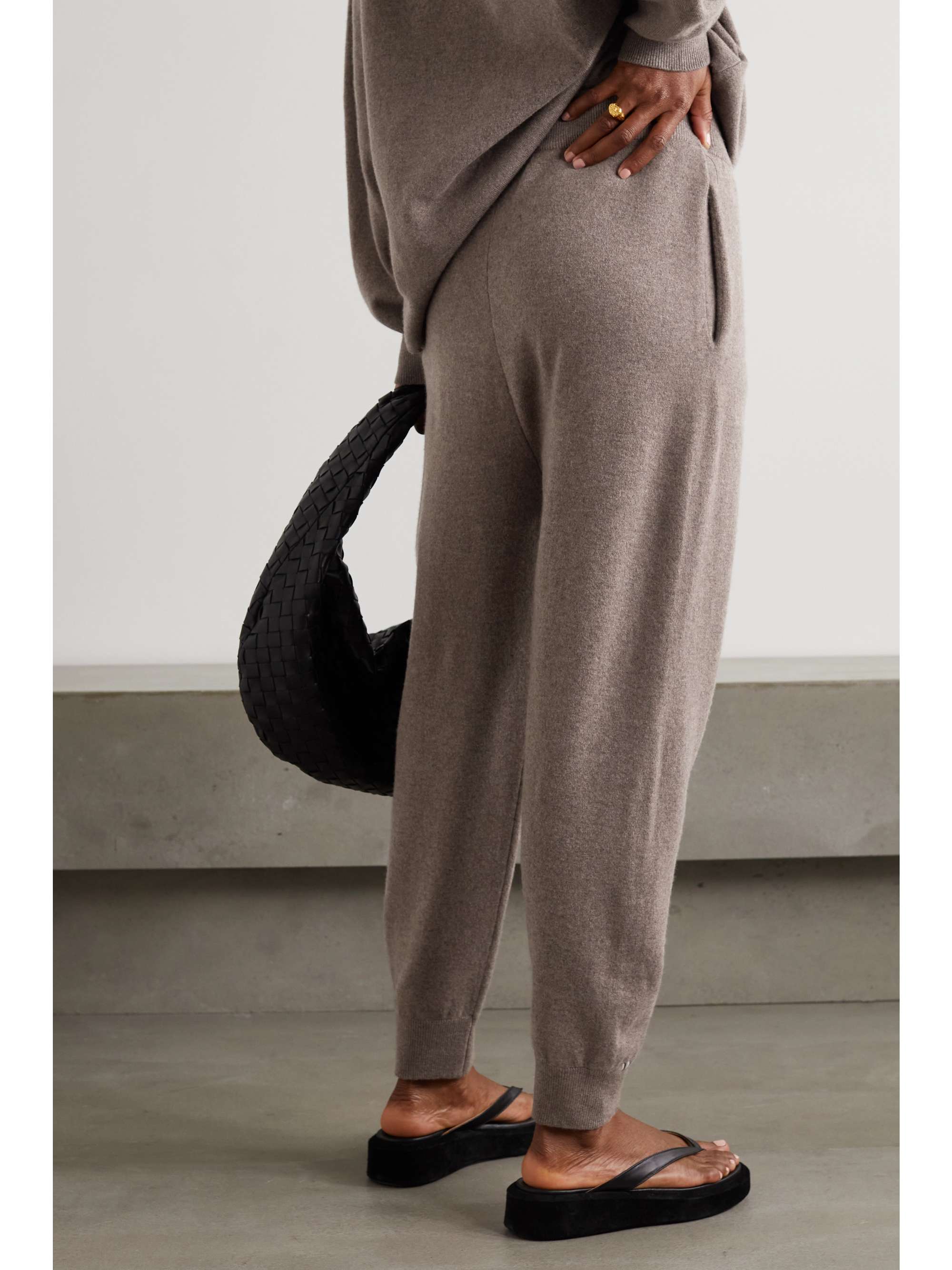 56 Yogi cashmere-blend track pants 