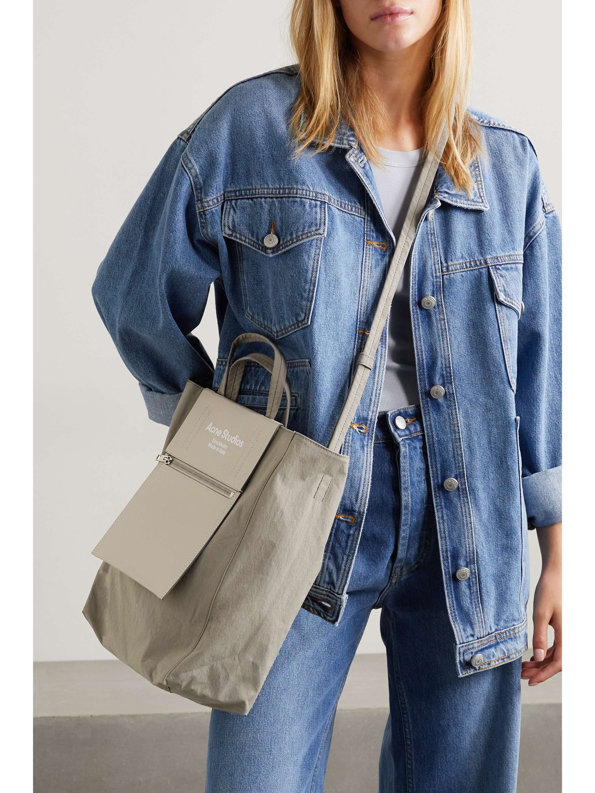 acne studios canvas bag