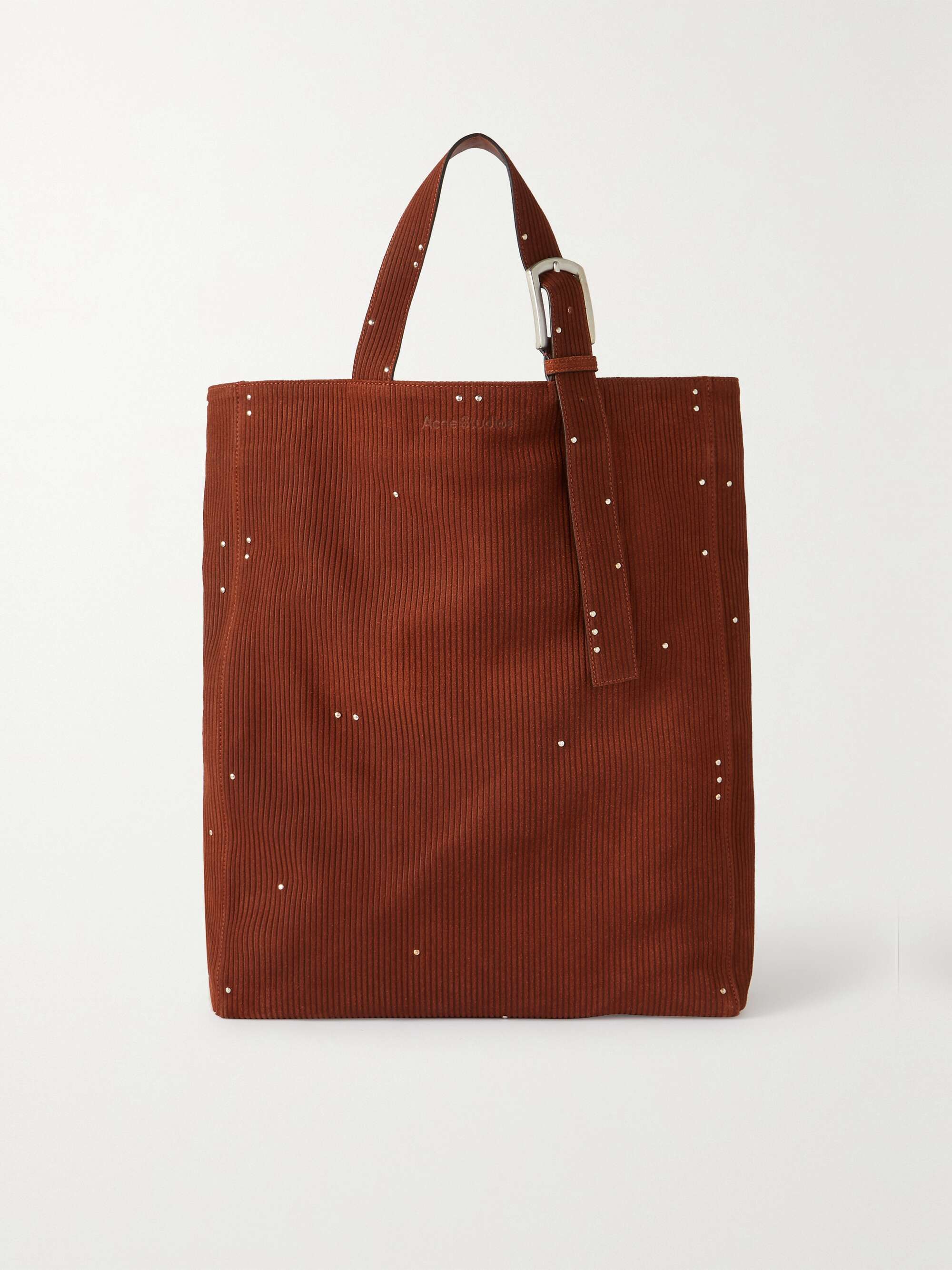 suede tote handbag