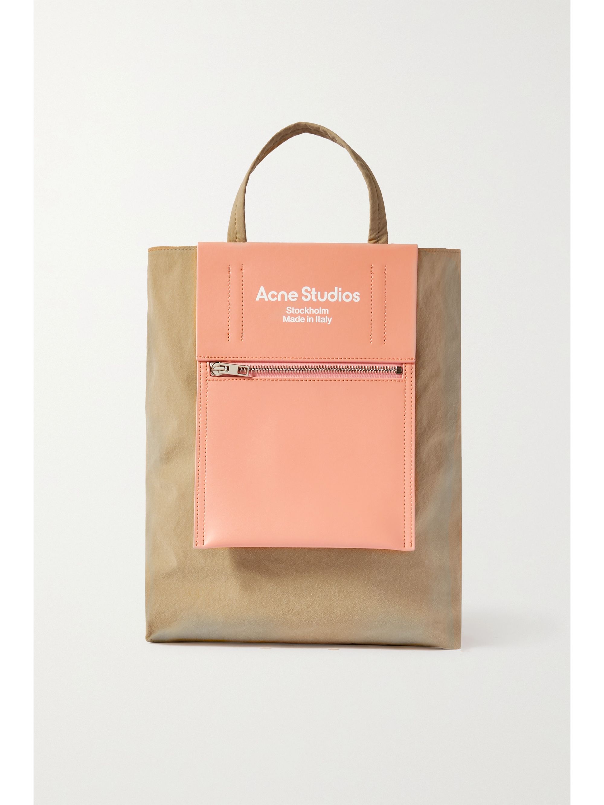 ★関税込★Acne Studios★Baker Out Mini Tote Bag Brown Pink★ ACNE STUDIOS Baker Out Women's Tote Bag Brown x Pink NEW | eBay