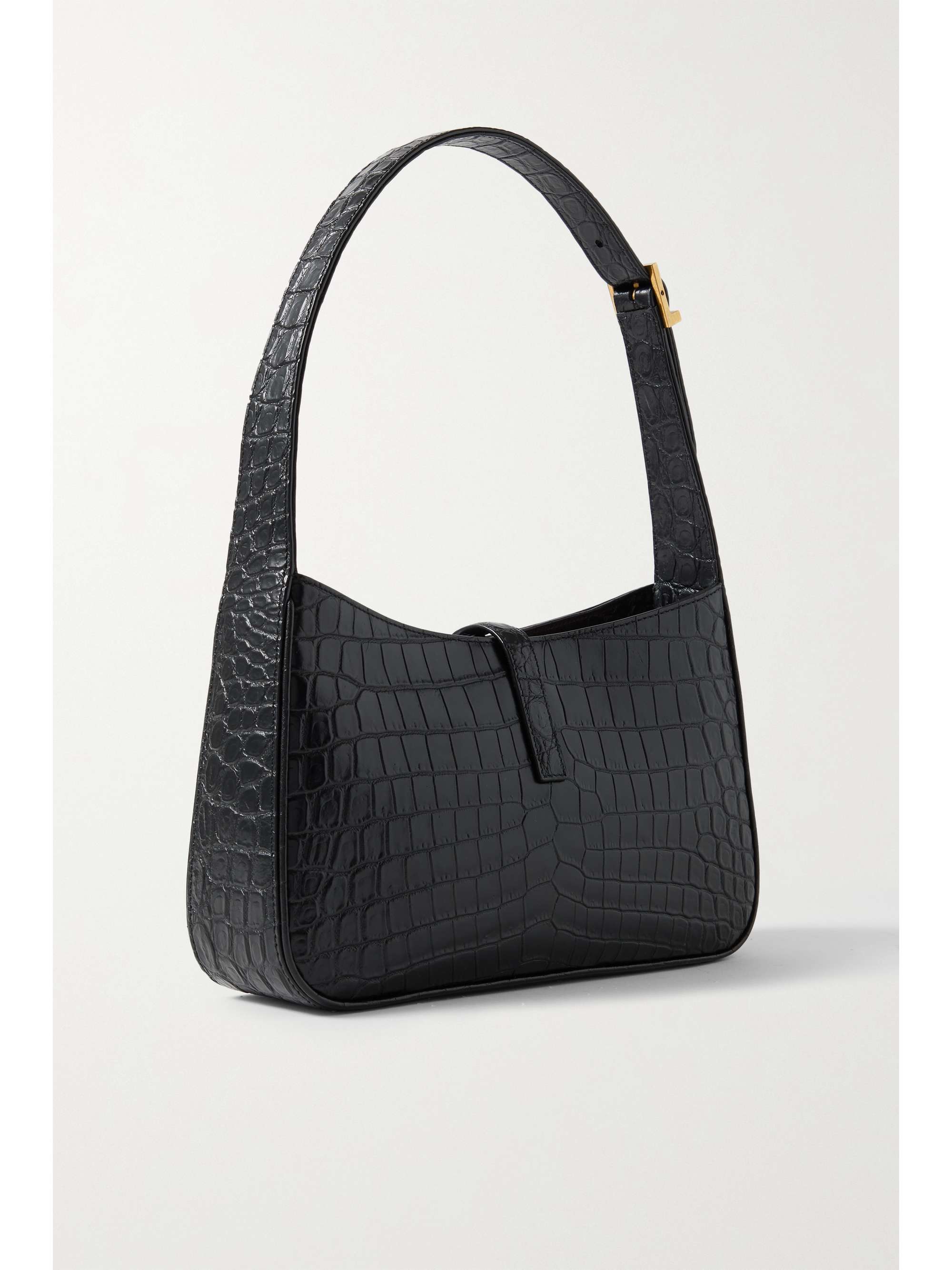 SAINT LAURENT Le 5 à 7 croc-effect leather shoulder bag