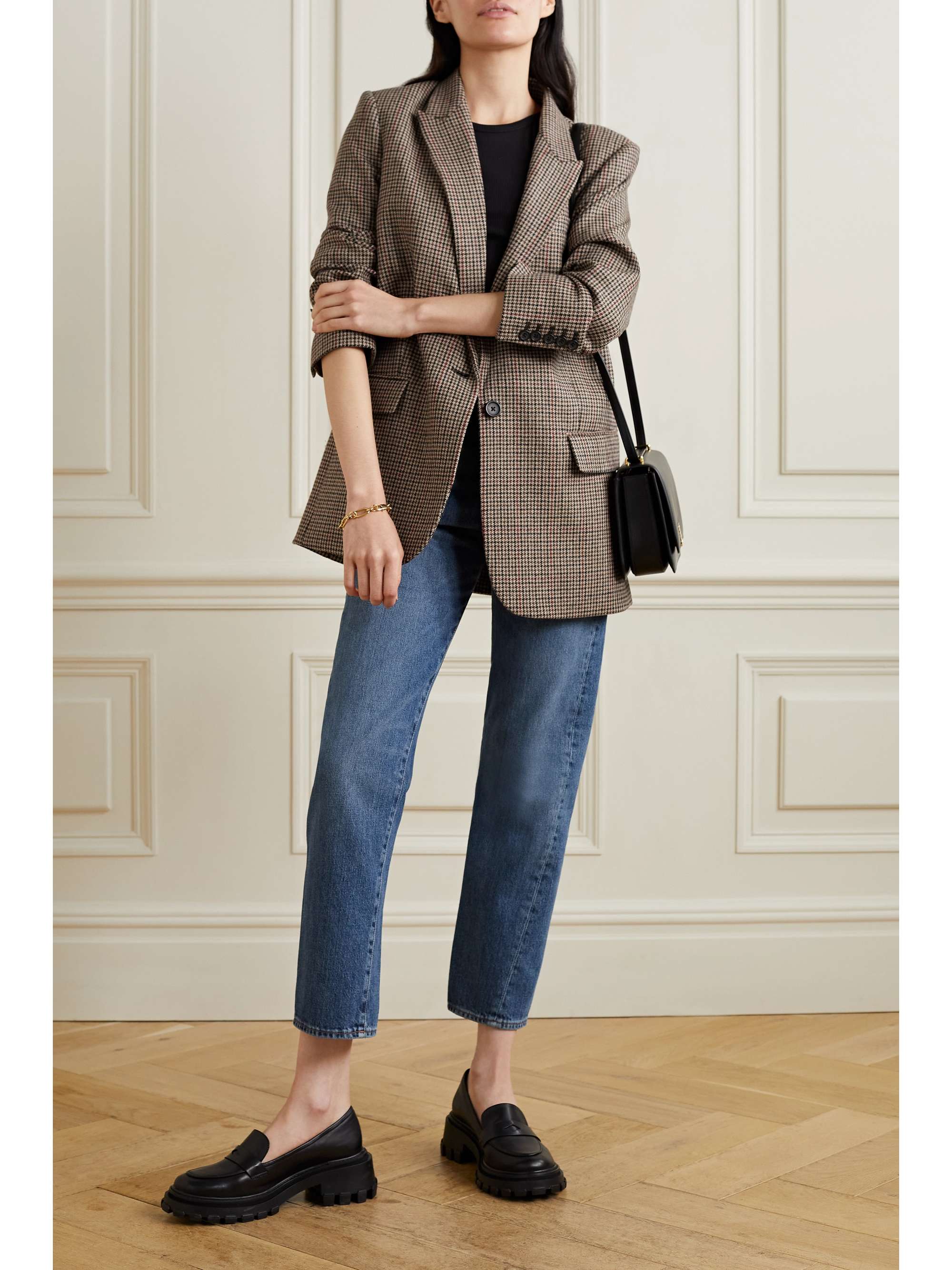 wool blend blazer