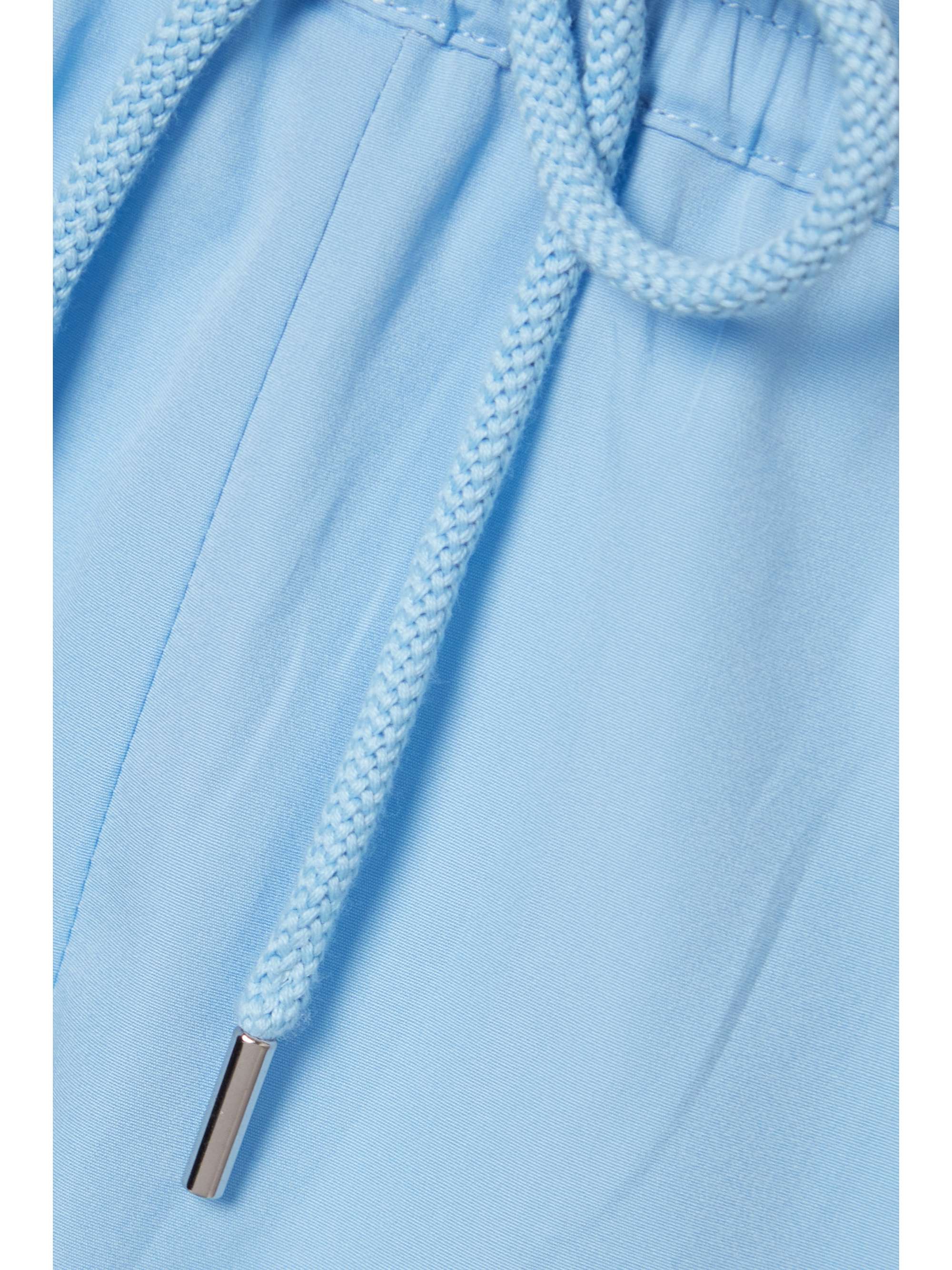STELLA MCCARTNEY + NET SUSTAIN Kara paneled organic cotton-ripstop and shell track pants