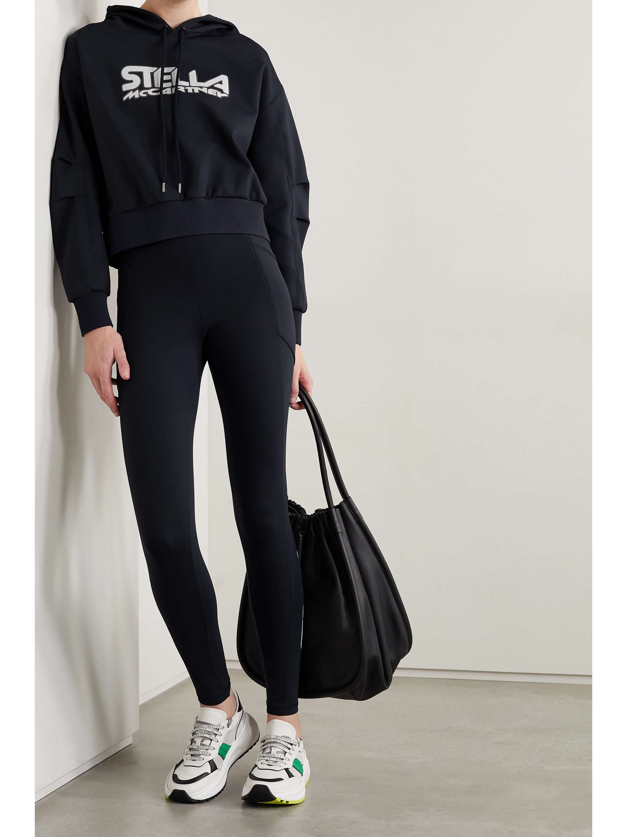 STELLA MCCARTNEY ليغينغز Scuba من الجيرسي العازل بطبعات