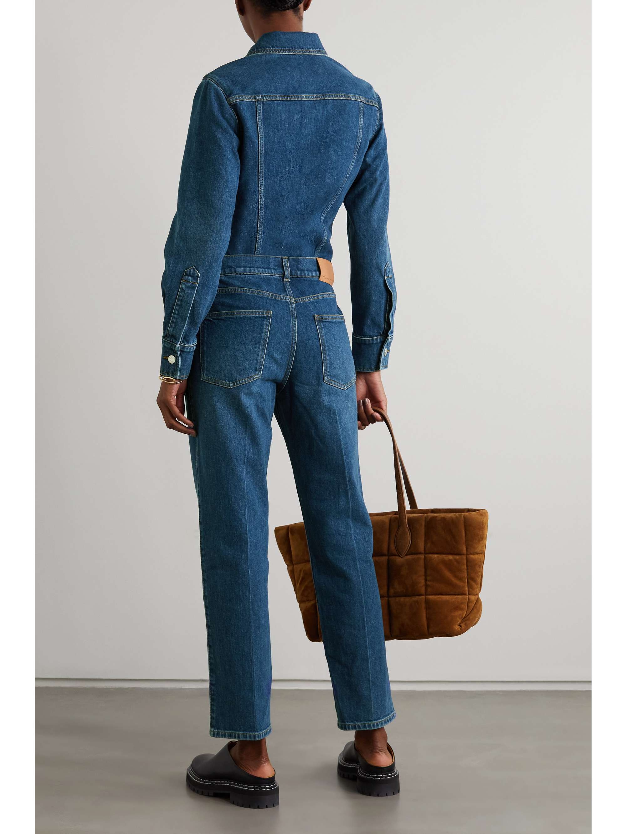 STELLA MCCARTNEY + NET SUSTAIN organic denim jumpsuit