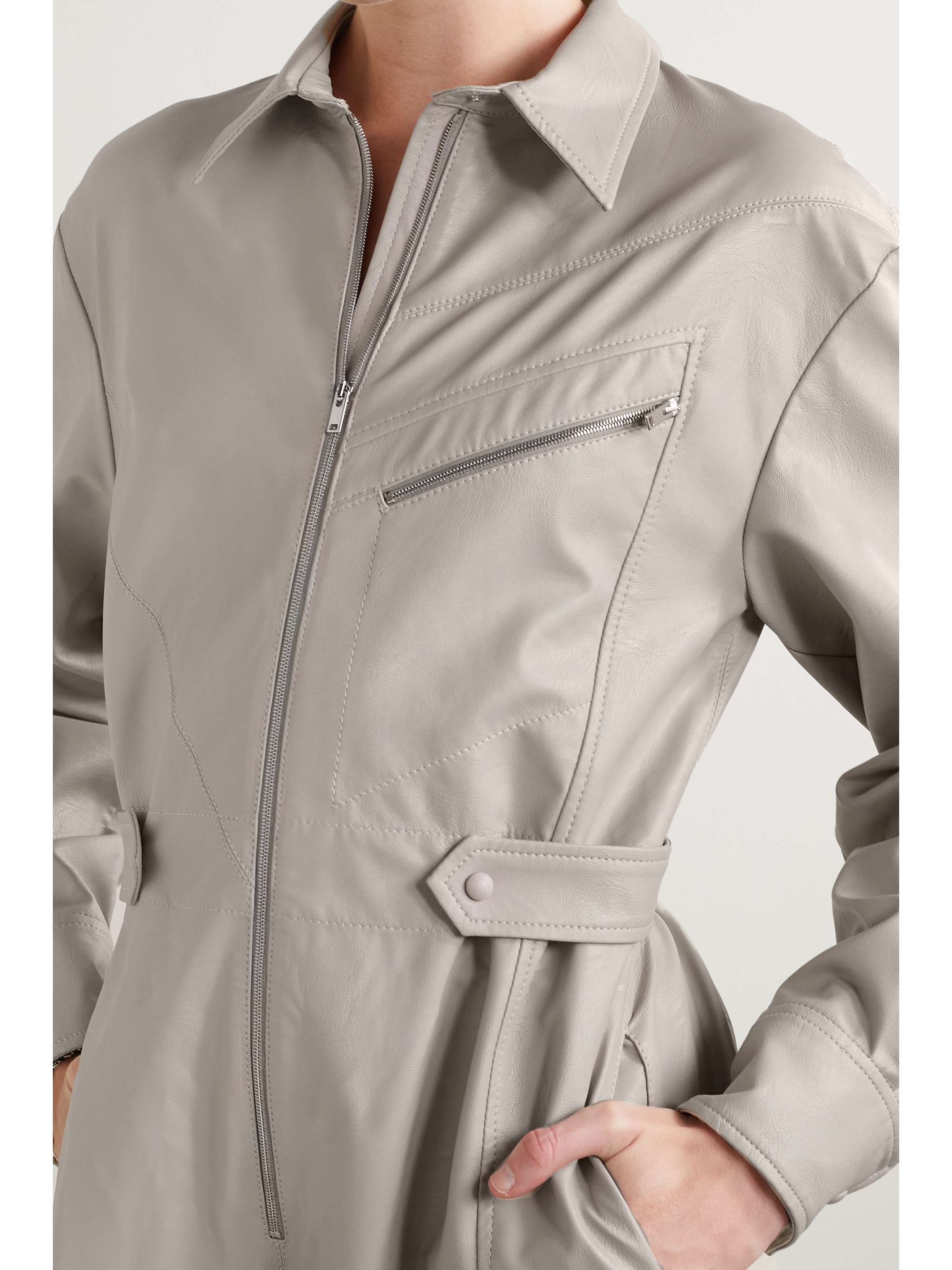 STELLA MCCARTNEY Mira vegetarian leather jumpsuit