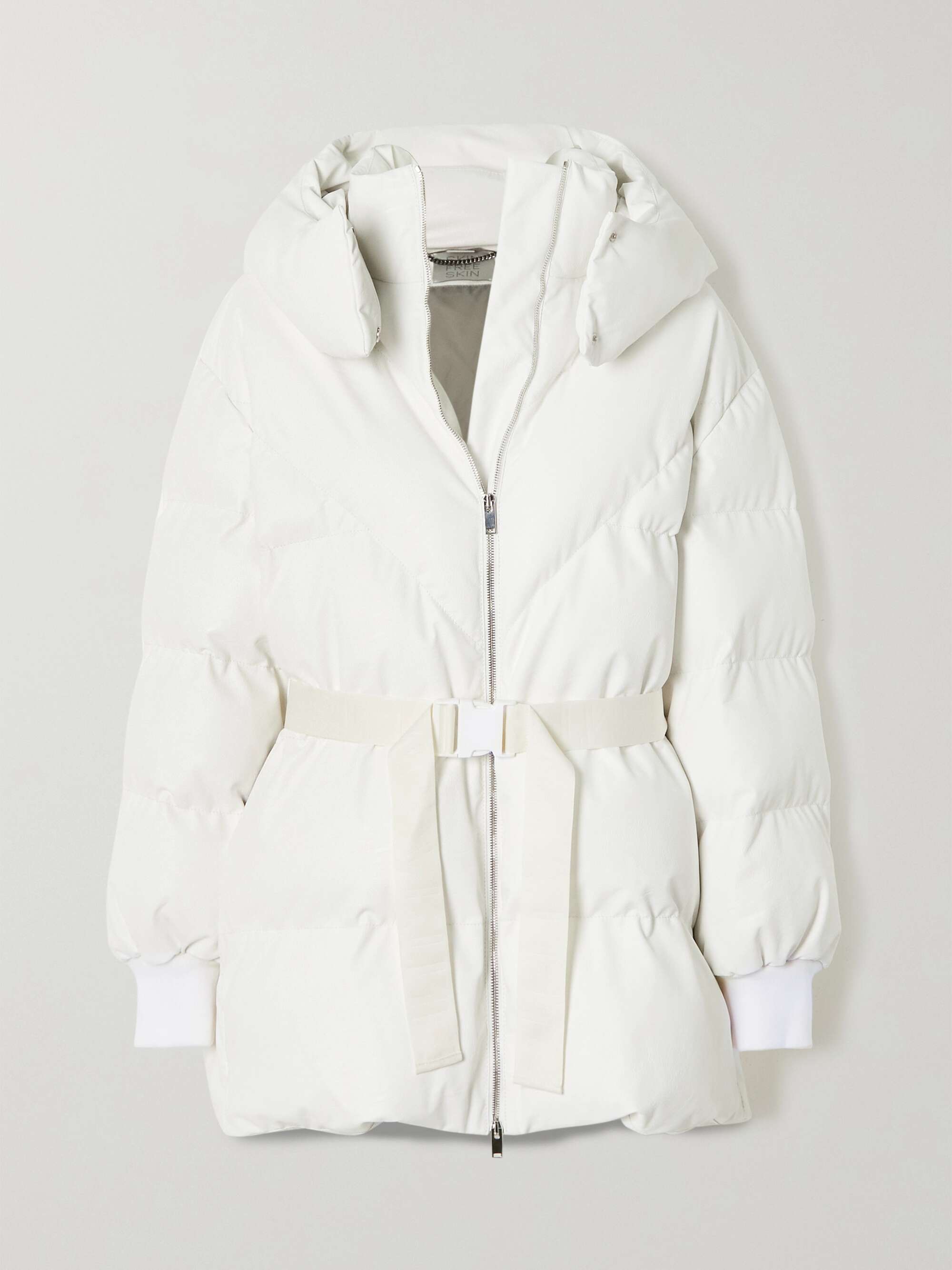 quilted white jacket