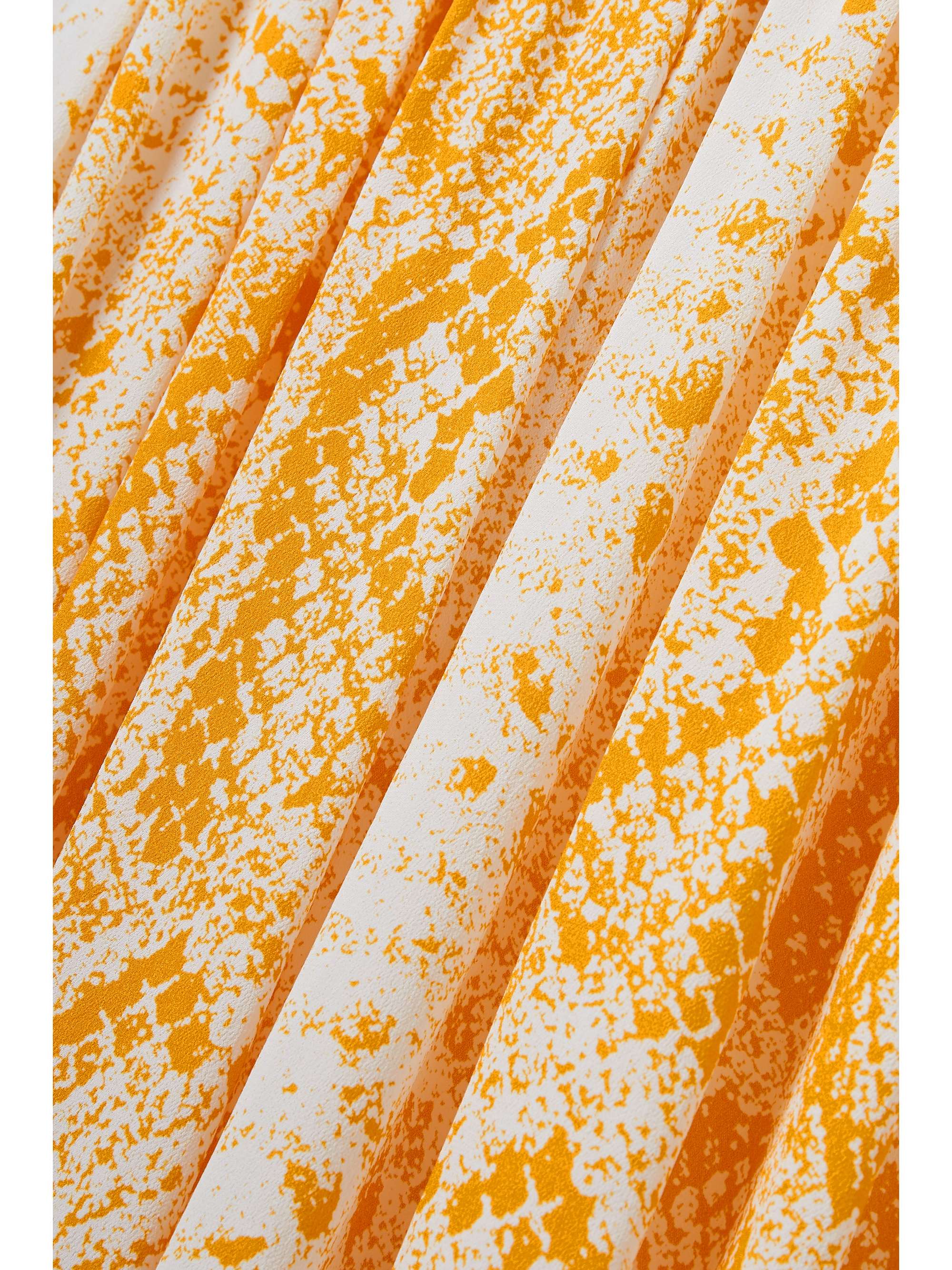 PROENZA SCHOULER Convertible snake-print crepe de chine midi dress