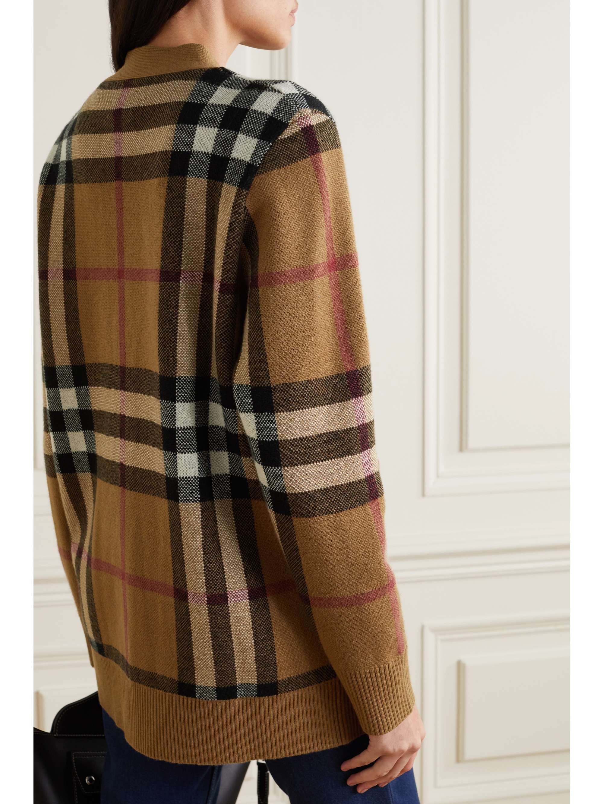 burberry check sweater