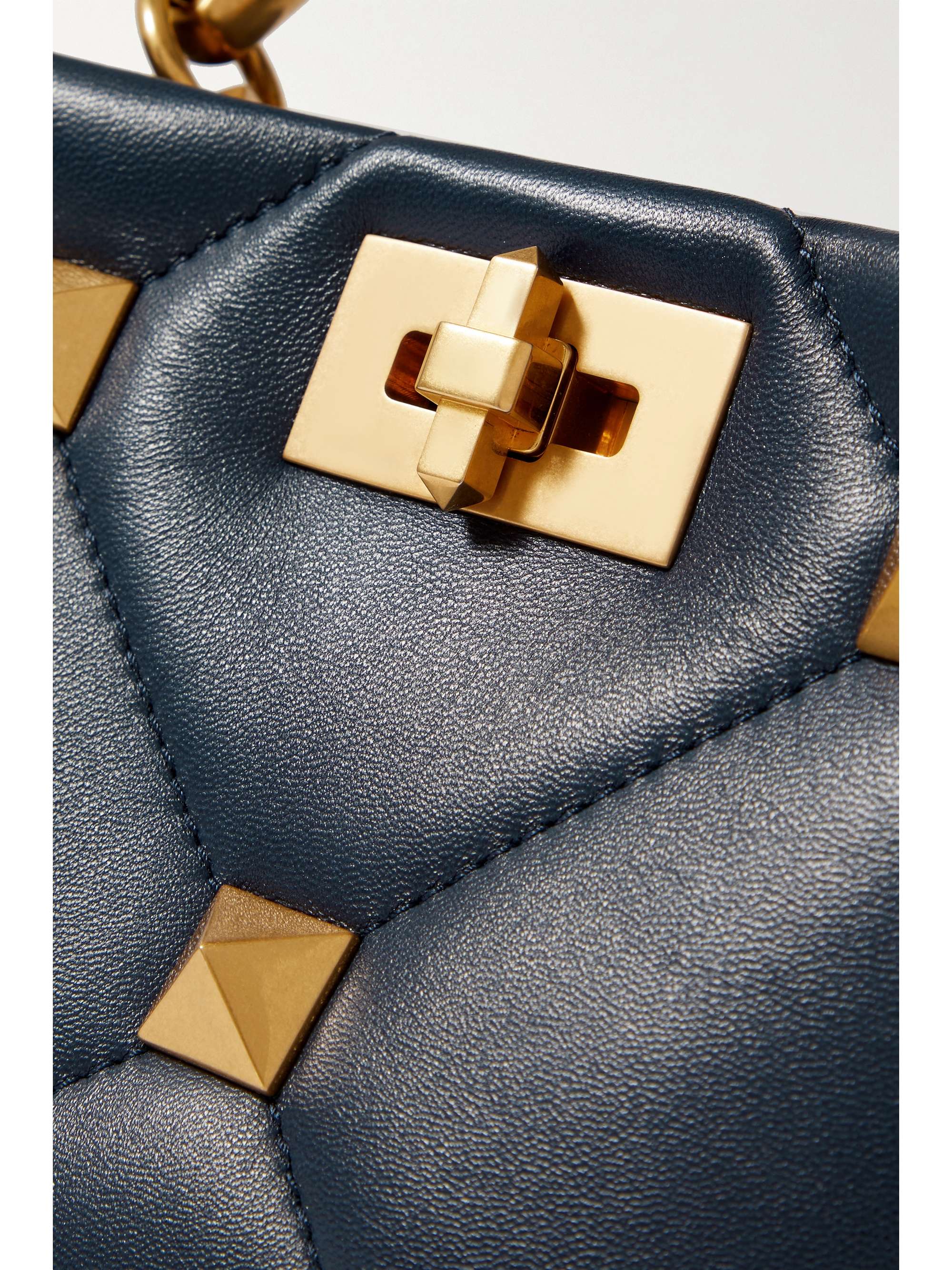 VALENTINO GARAVANI Valentino Garavani Roman Stud mini quilted leather tote