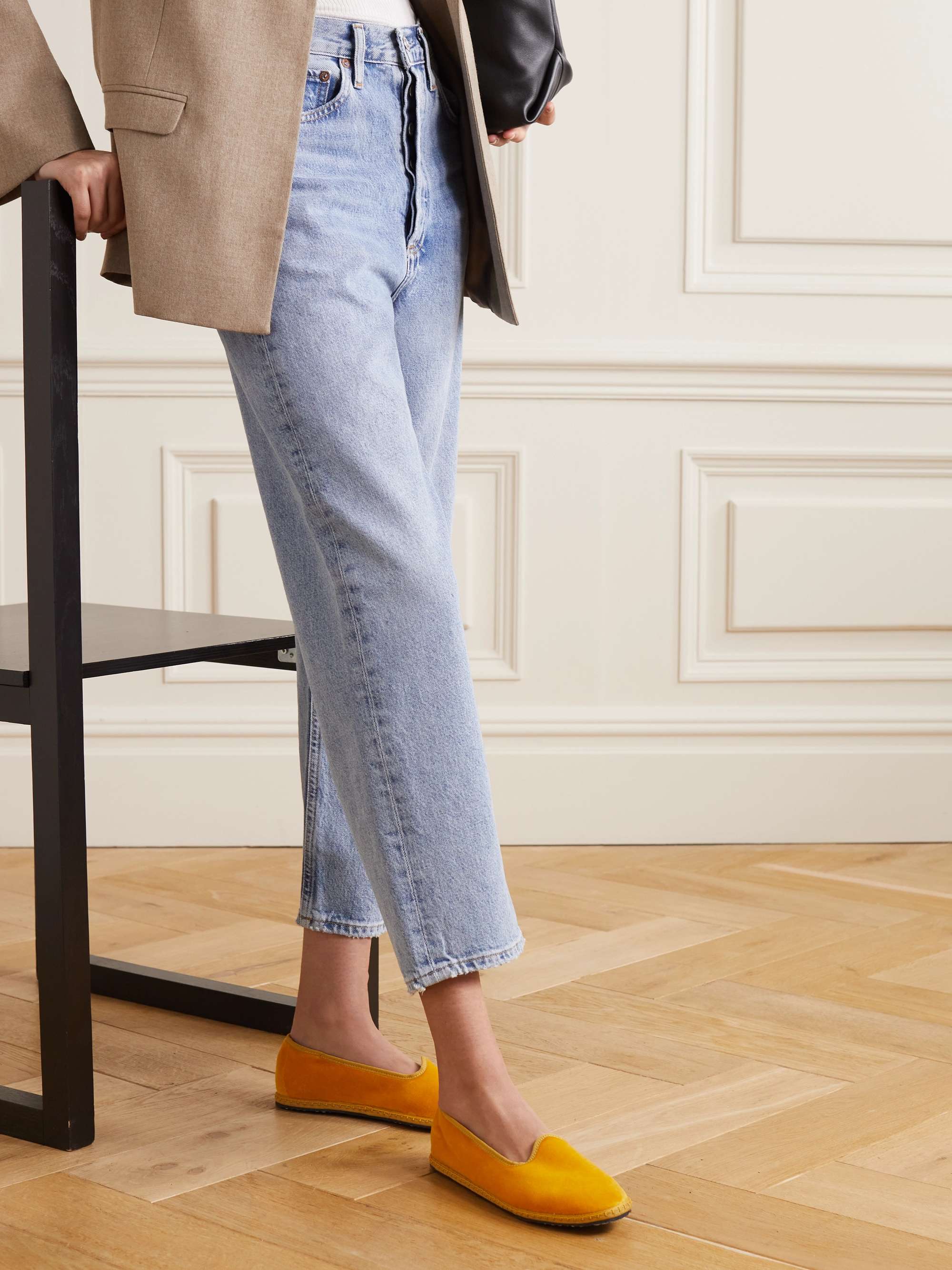 VIBI VENEZIA Velvet slippers | NET-A-PORTER