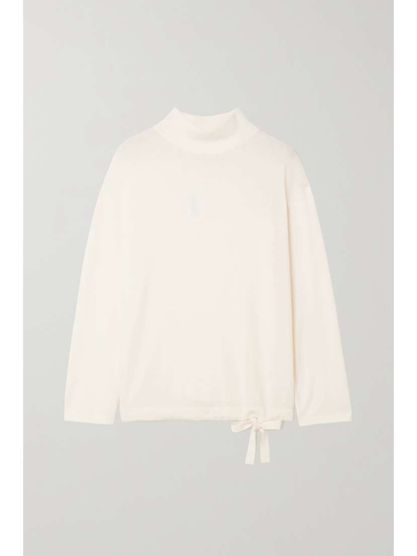 Akris Gathered Cashmere Sweater