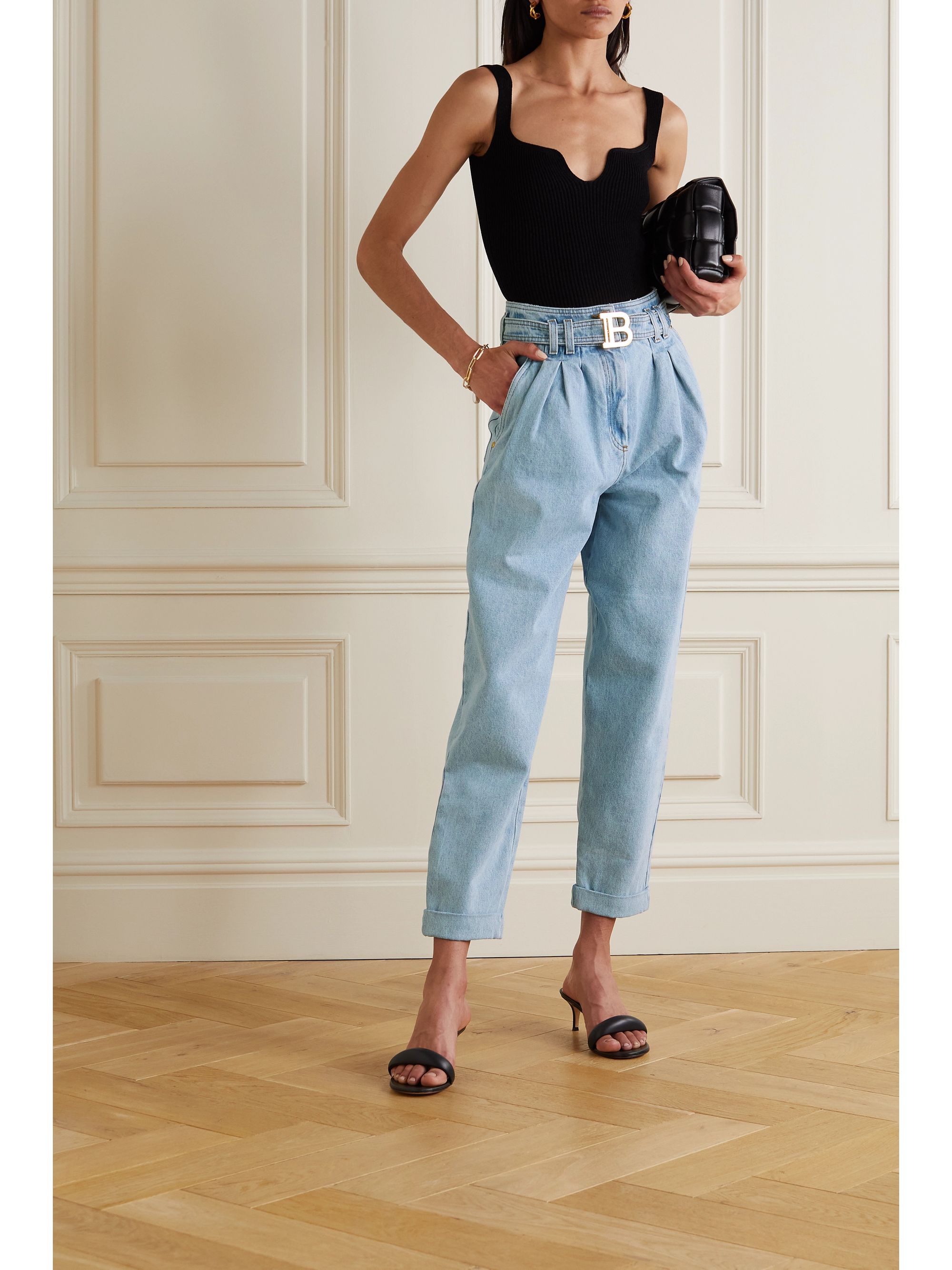 balmain boyfriend jeans