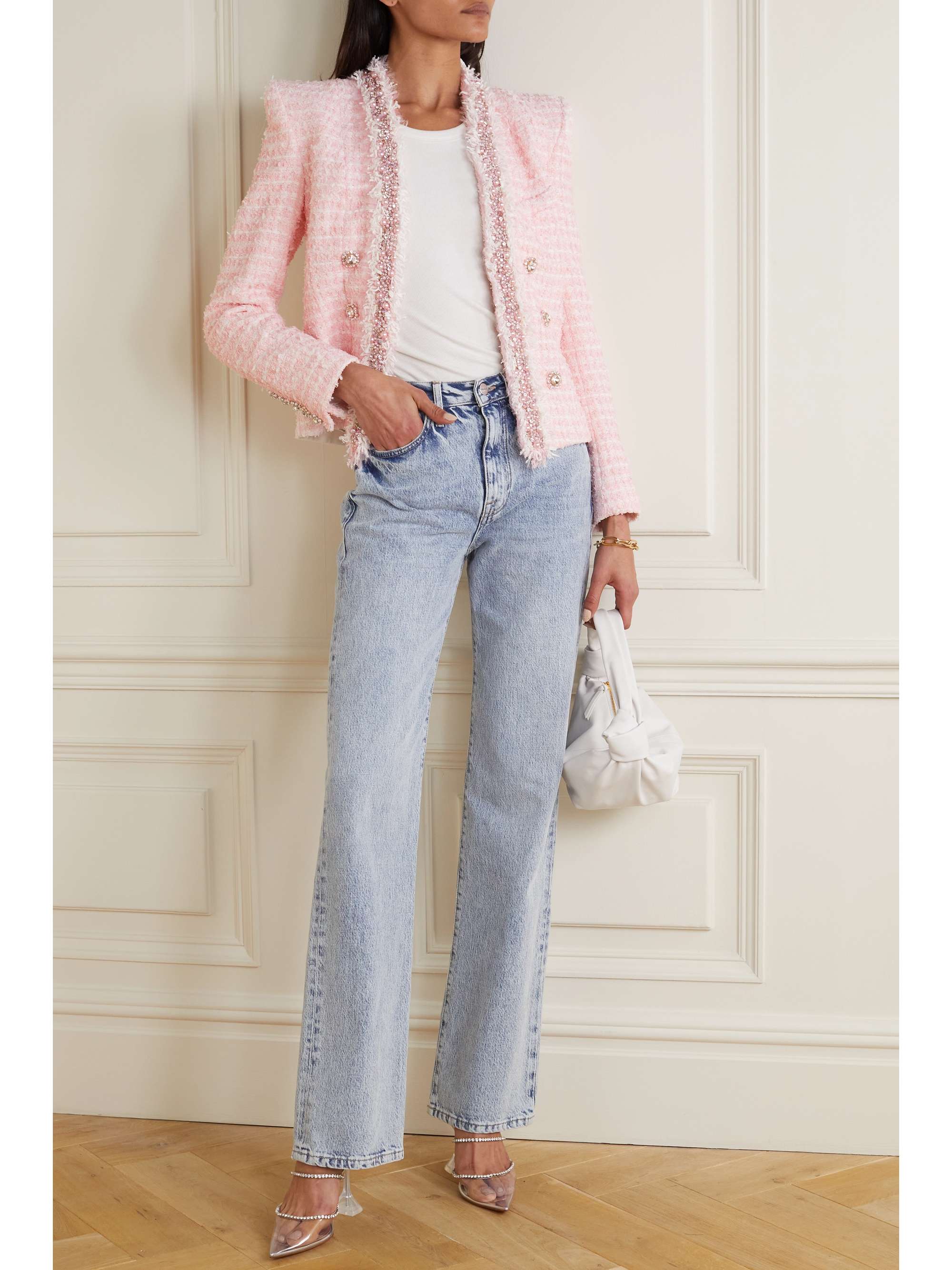 balmain embellished jacket