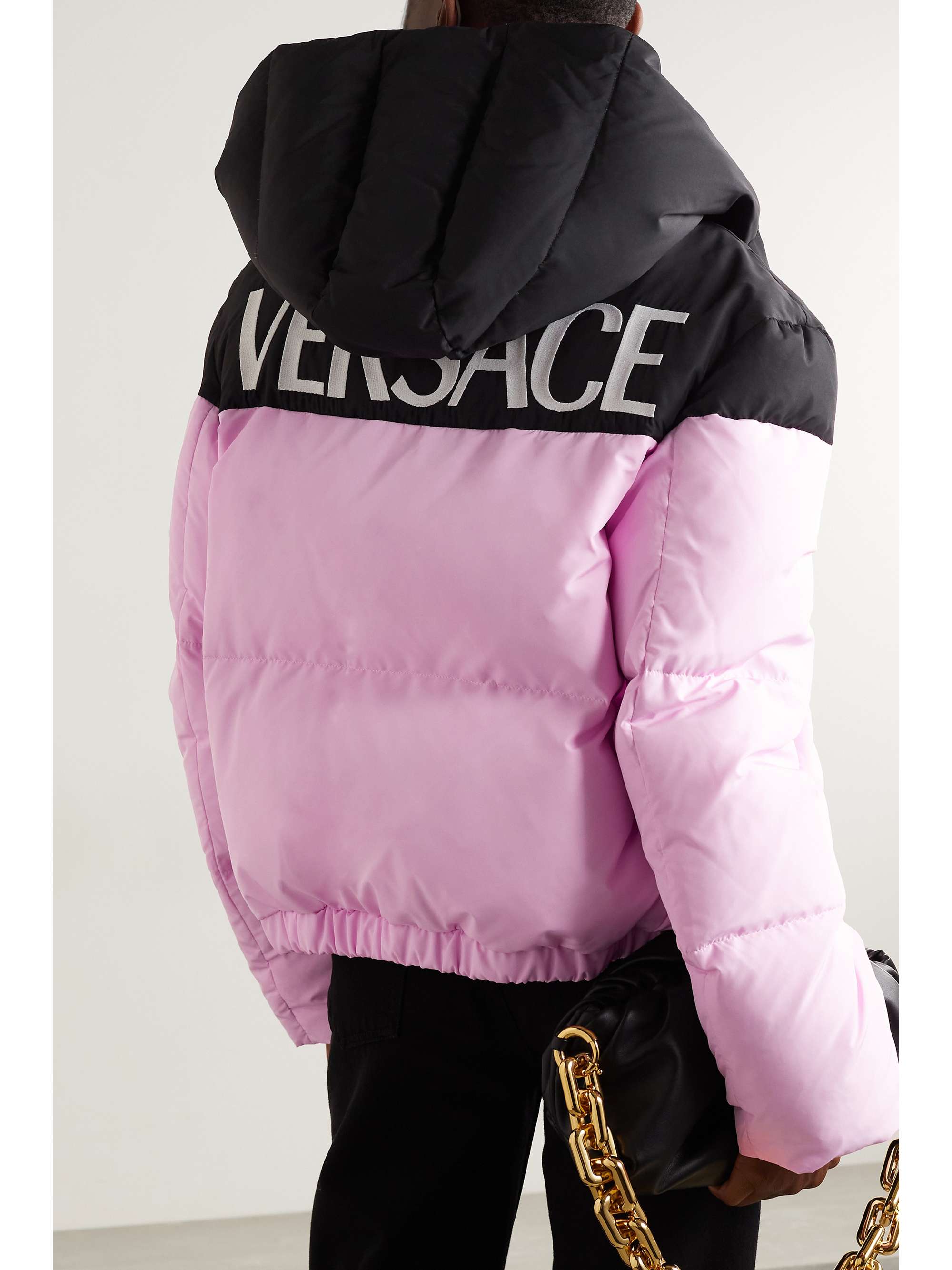 versace pink jacket