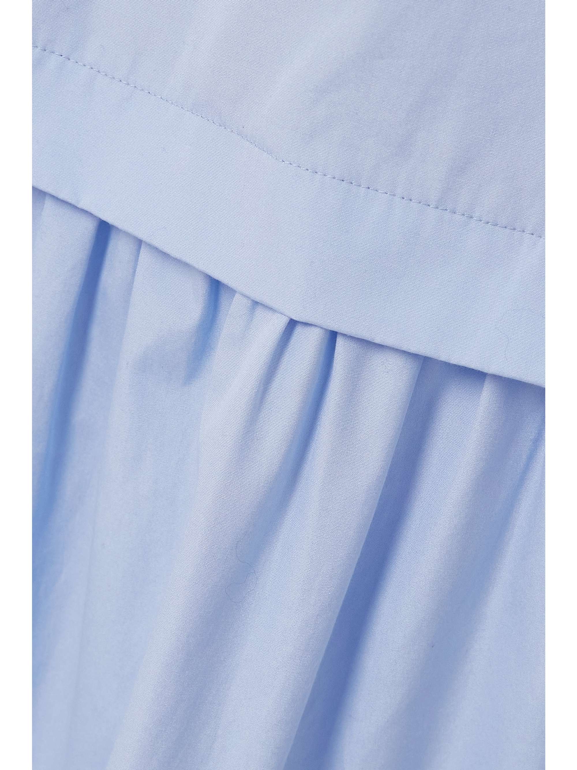 CHLOÉ Tiered cotton-poplin midi dress