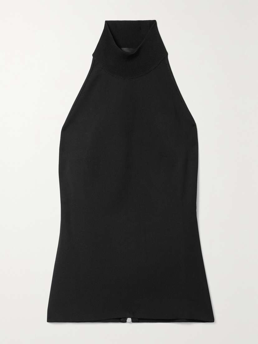 Givenchy Cutout Knitted Turtleneck Top