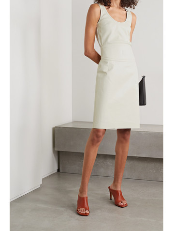 Givenchy Cutout embossed leather skirt