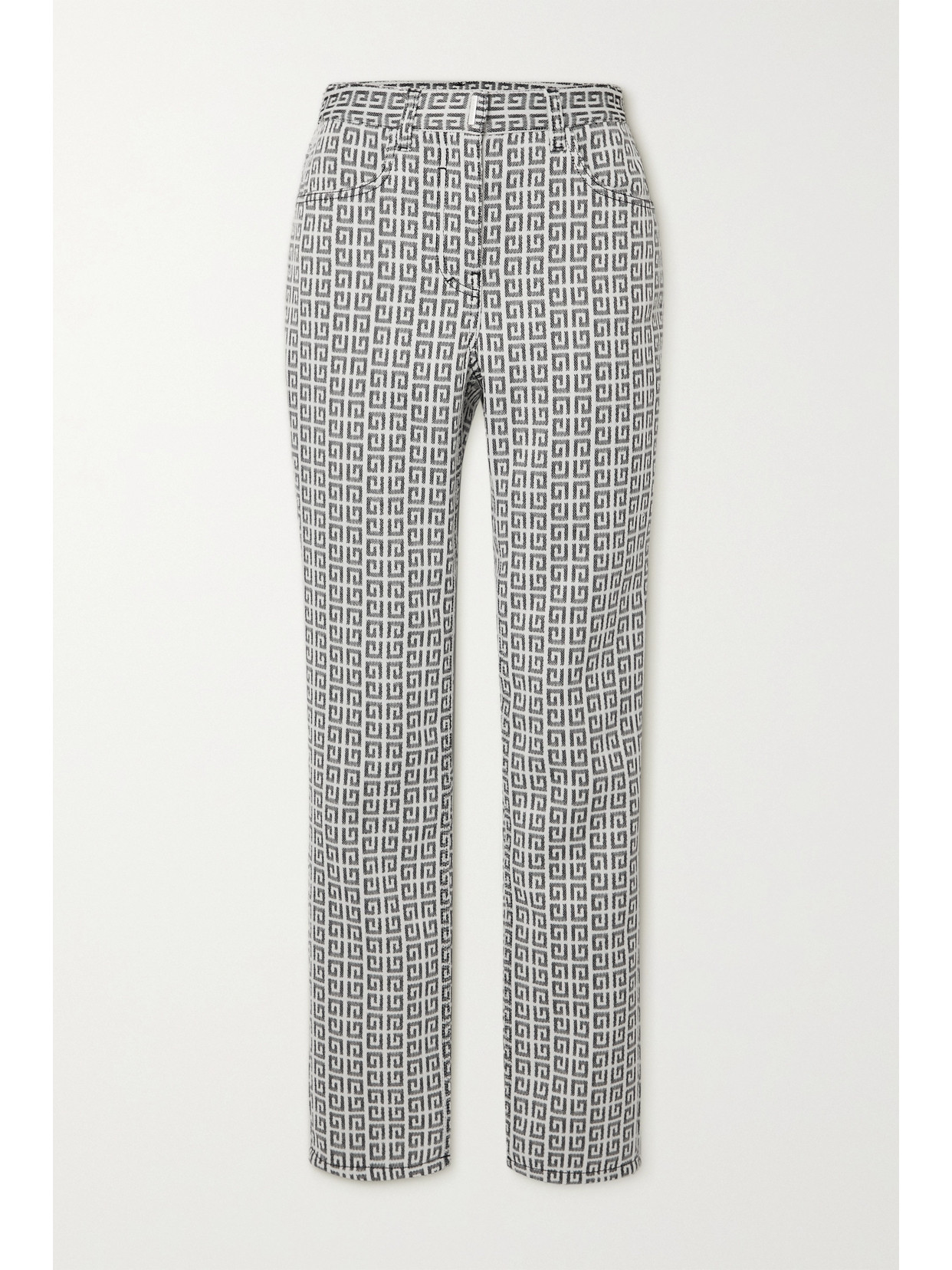 GIVENCHY JACQUARD STRAIGHT-LEG trousers