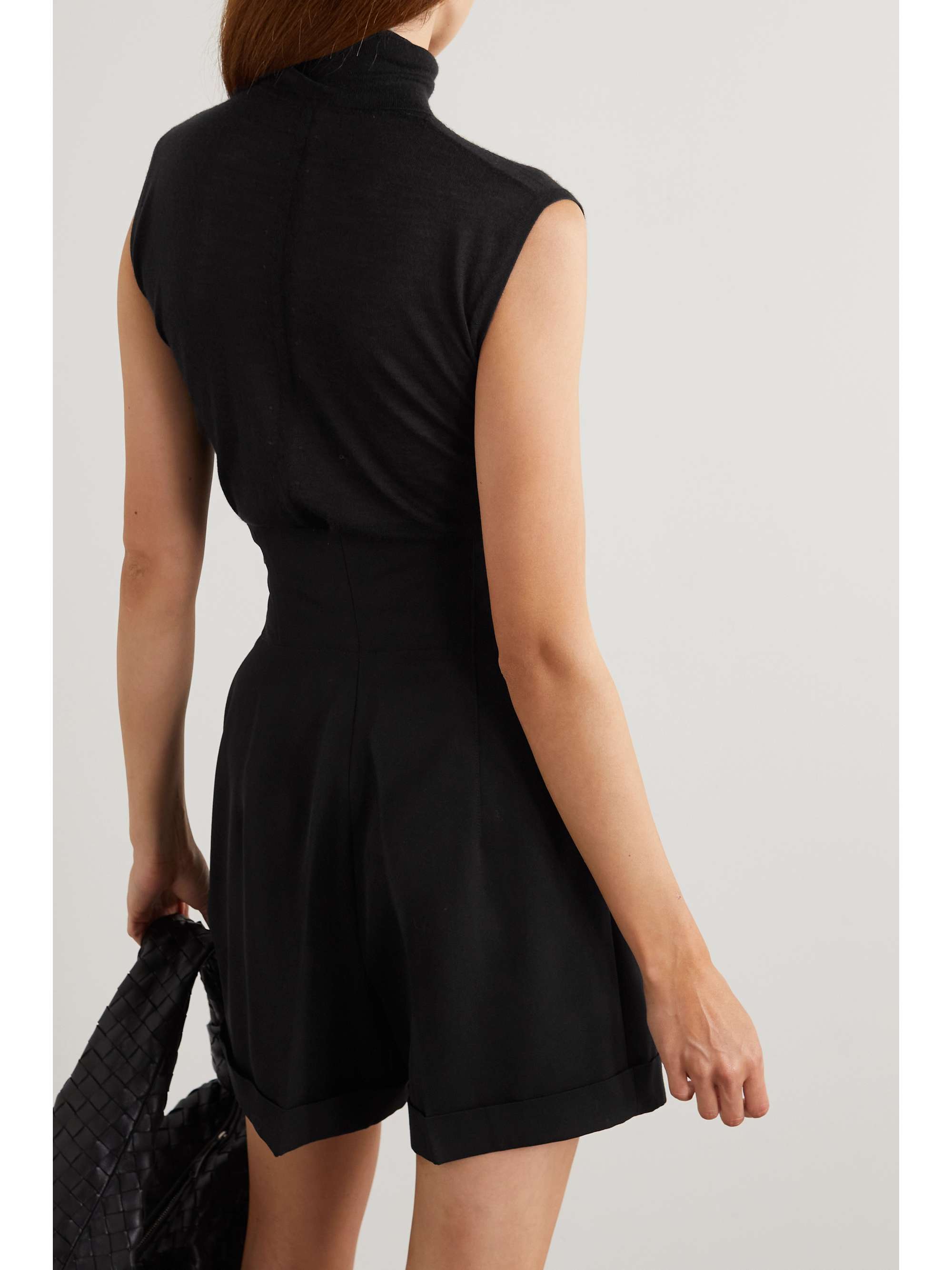 ALAÏA Cashmere-blend turtleneck top