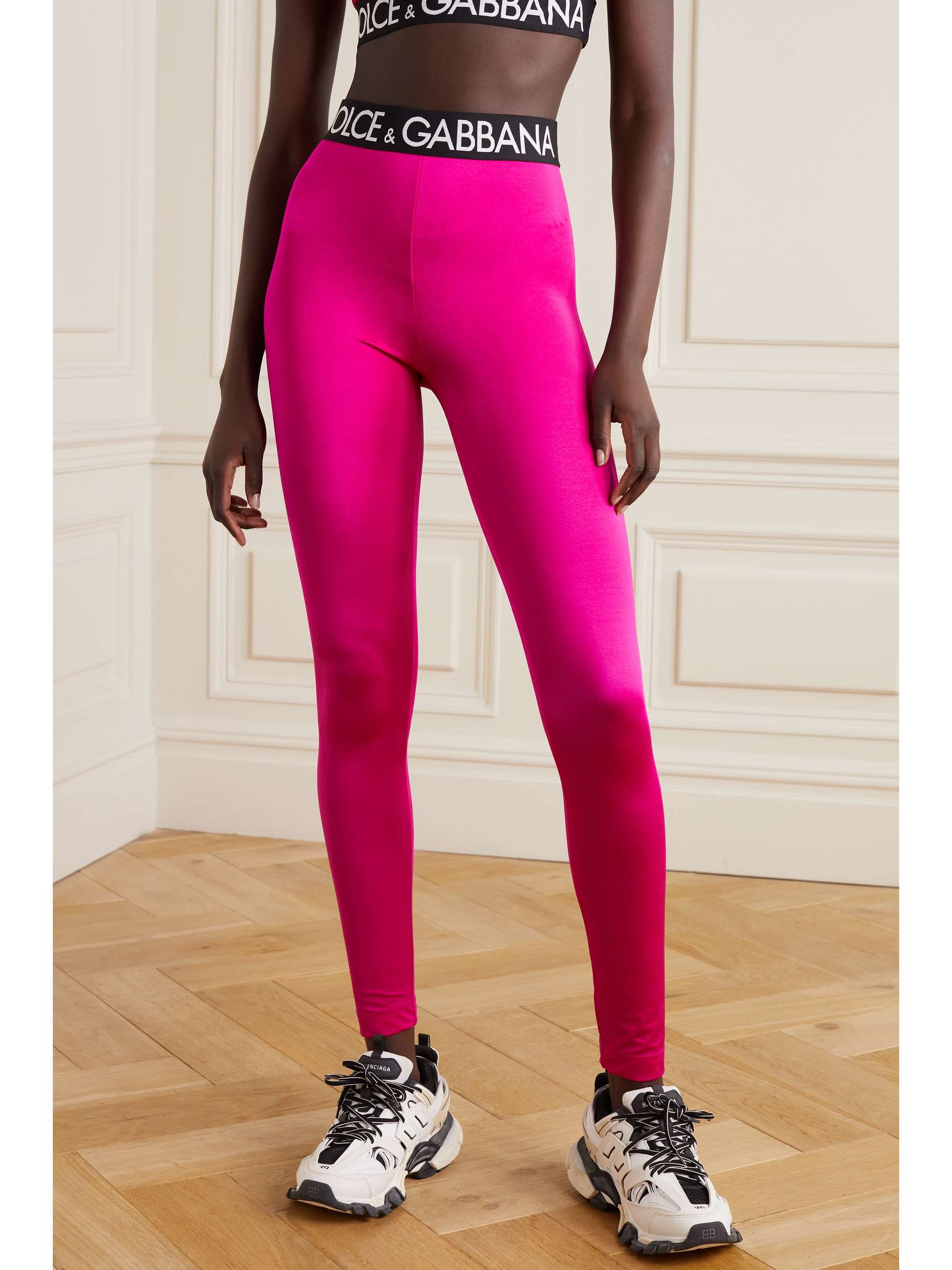 DOLCE&GABBANA Pop stretch-jersey leggings