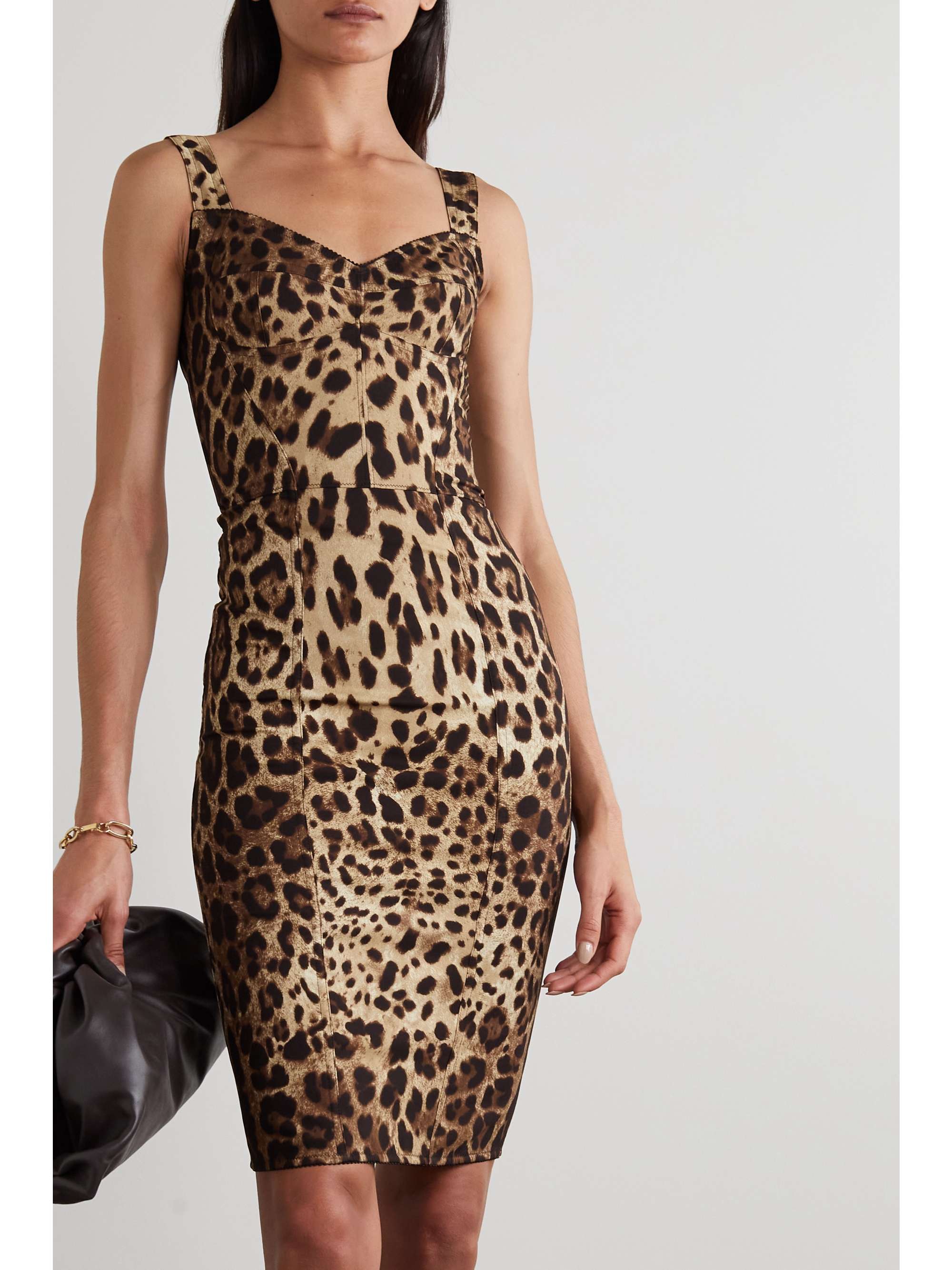 dolce & gabbana leopard dresses