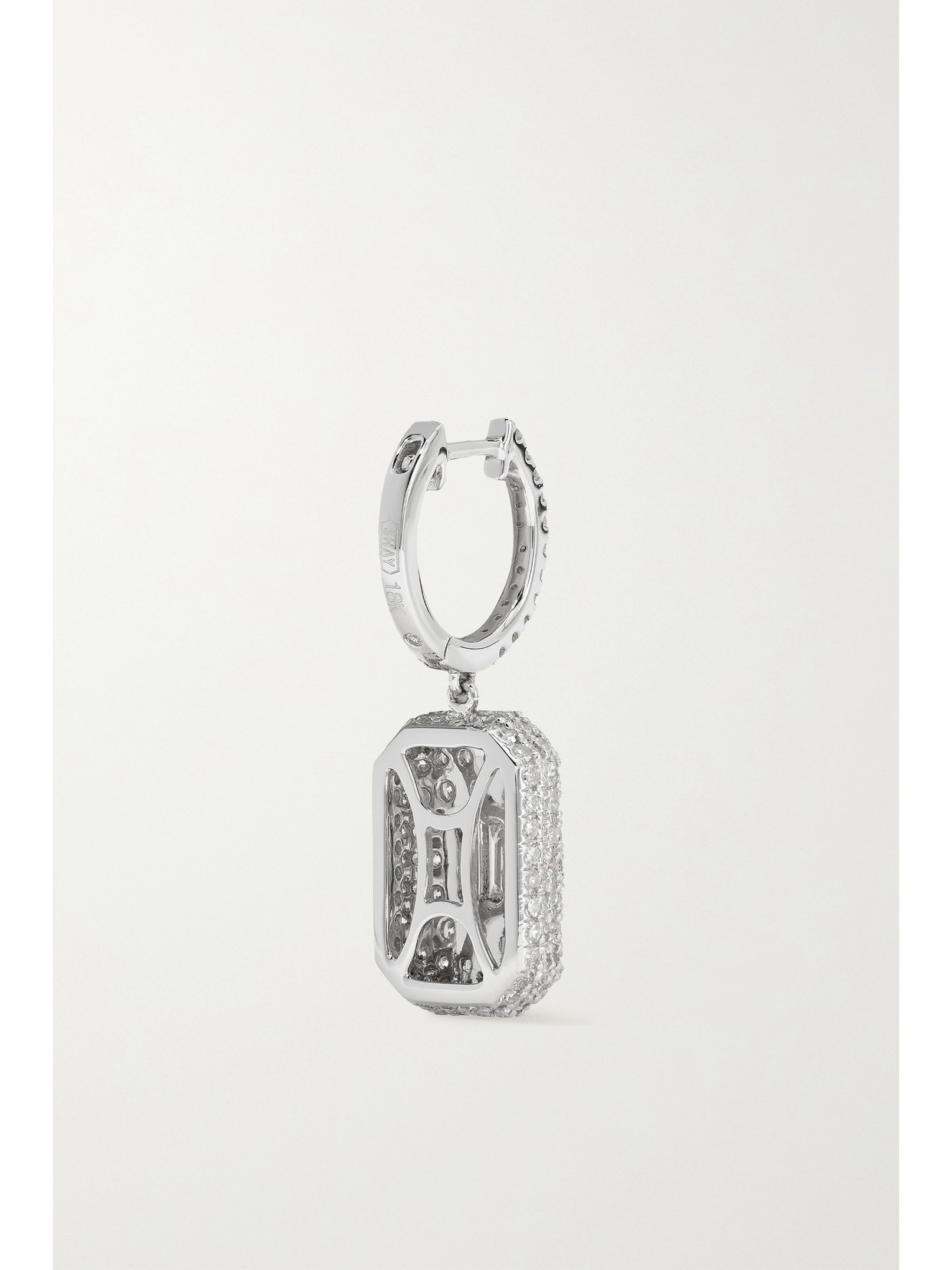 Shay 18-karat White Gold Diamond Earrings In White Gold
