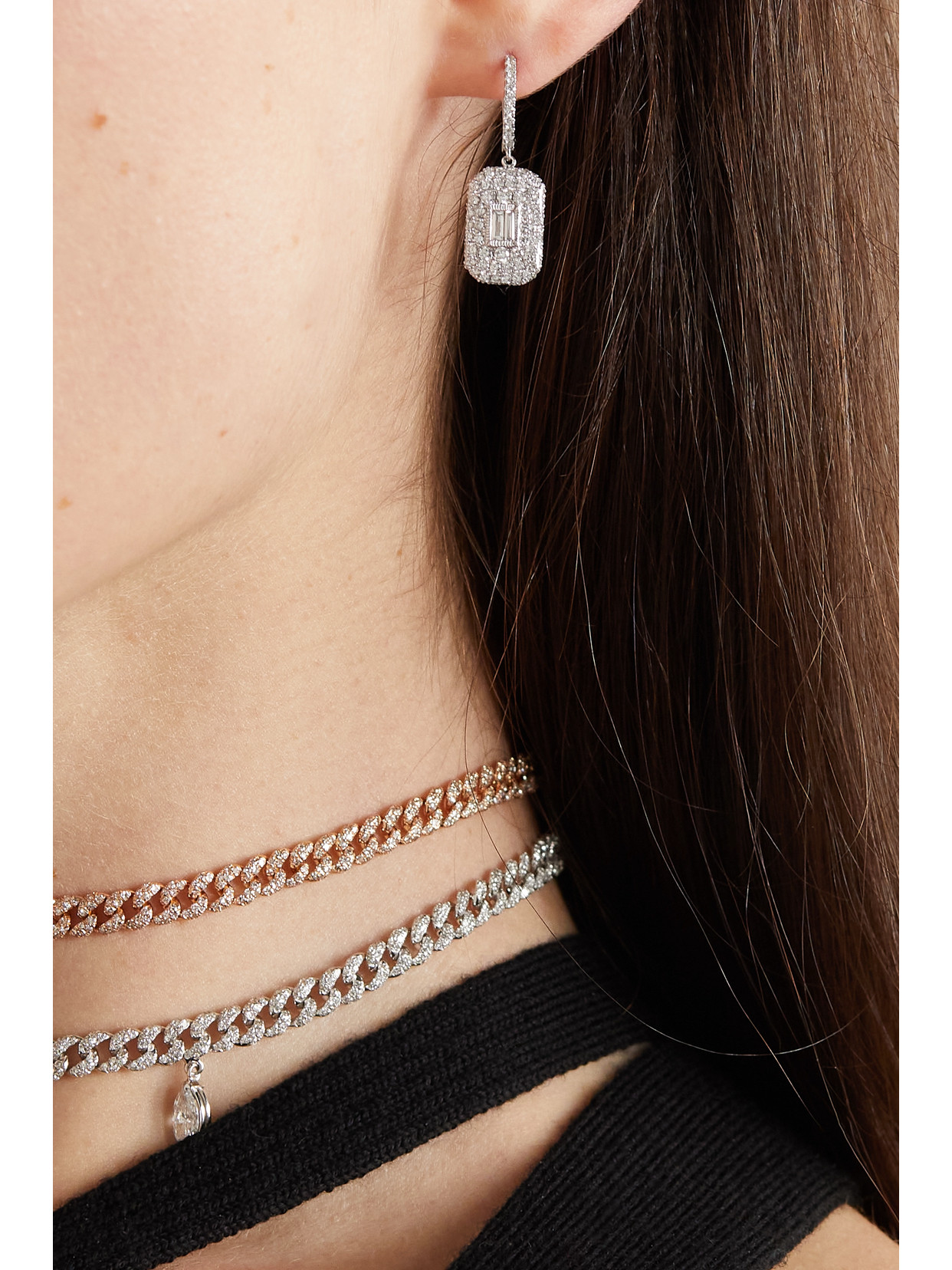 Shay 18-karat White Gold Diamond Earrings In White Gold