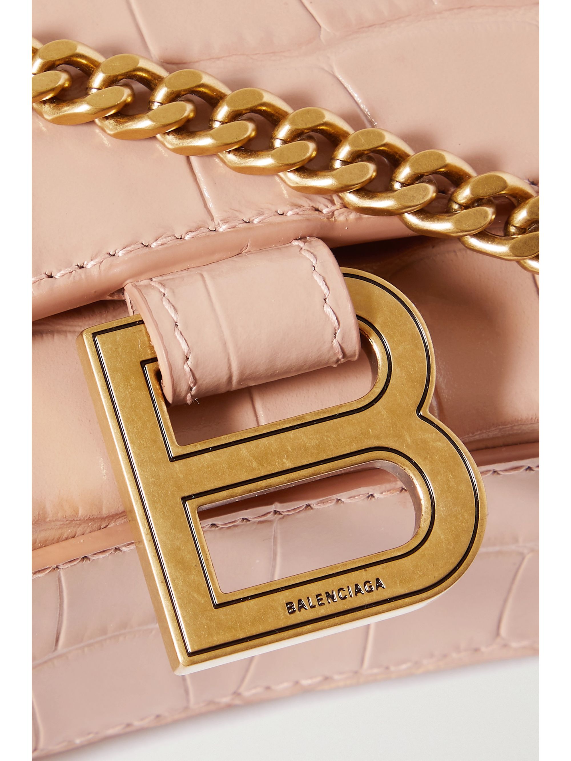 balenciaga beige hourglass bag