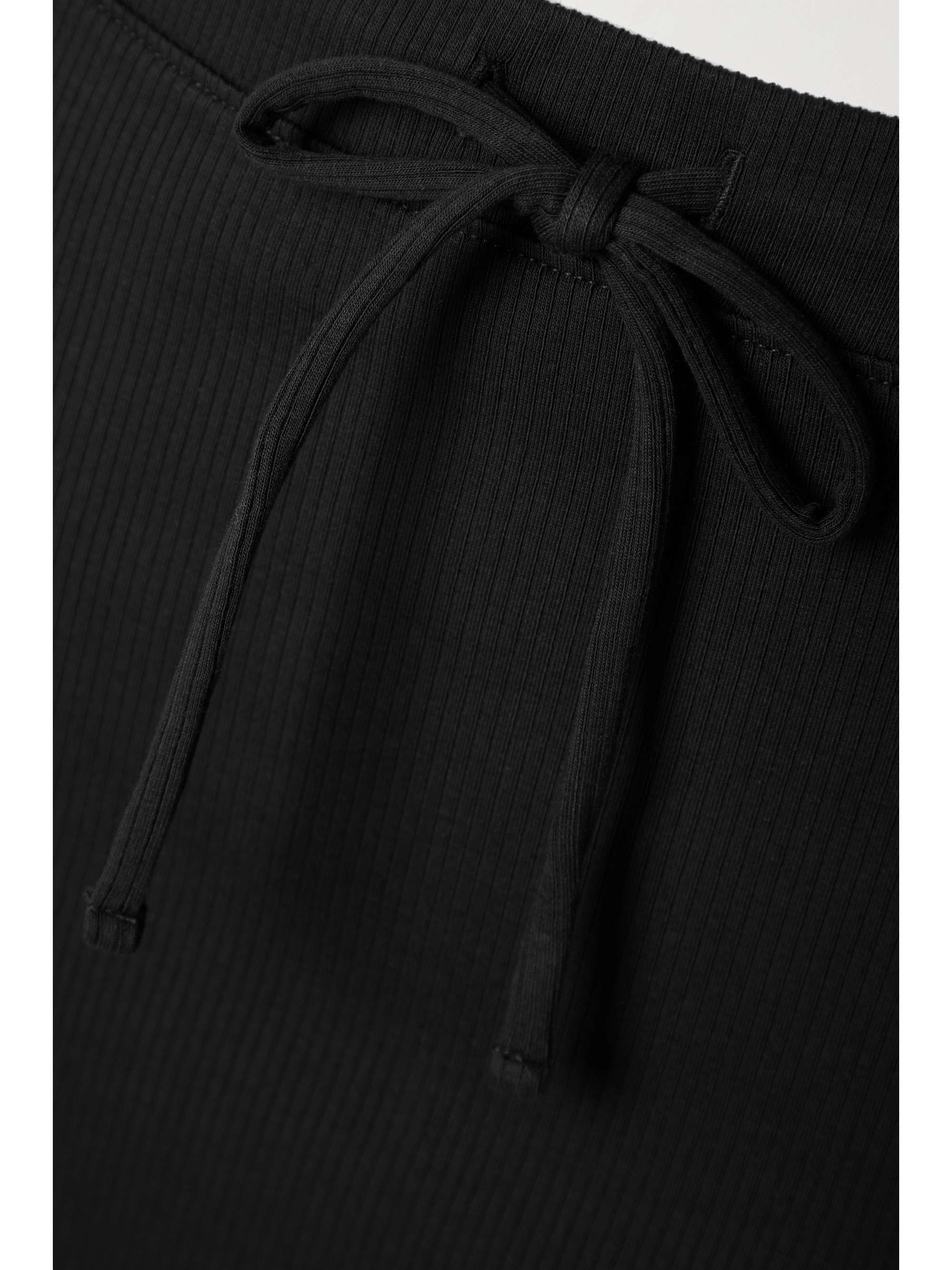 SKIN + NET SUSTAIN Imani ribbed stretch organic Pima cotton-jersey skirt