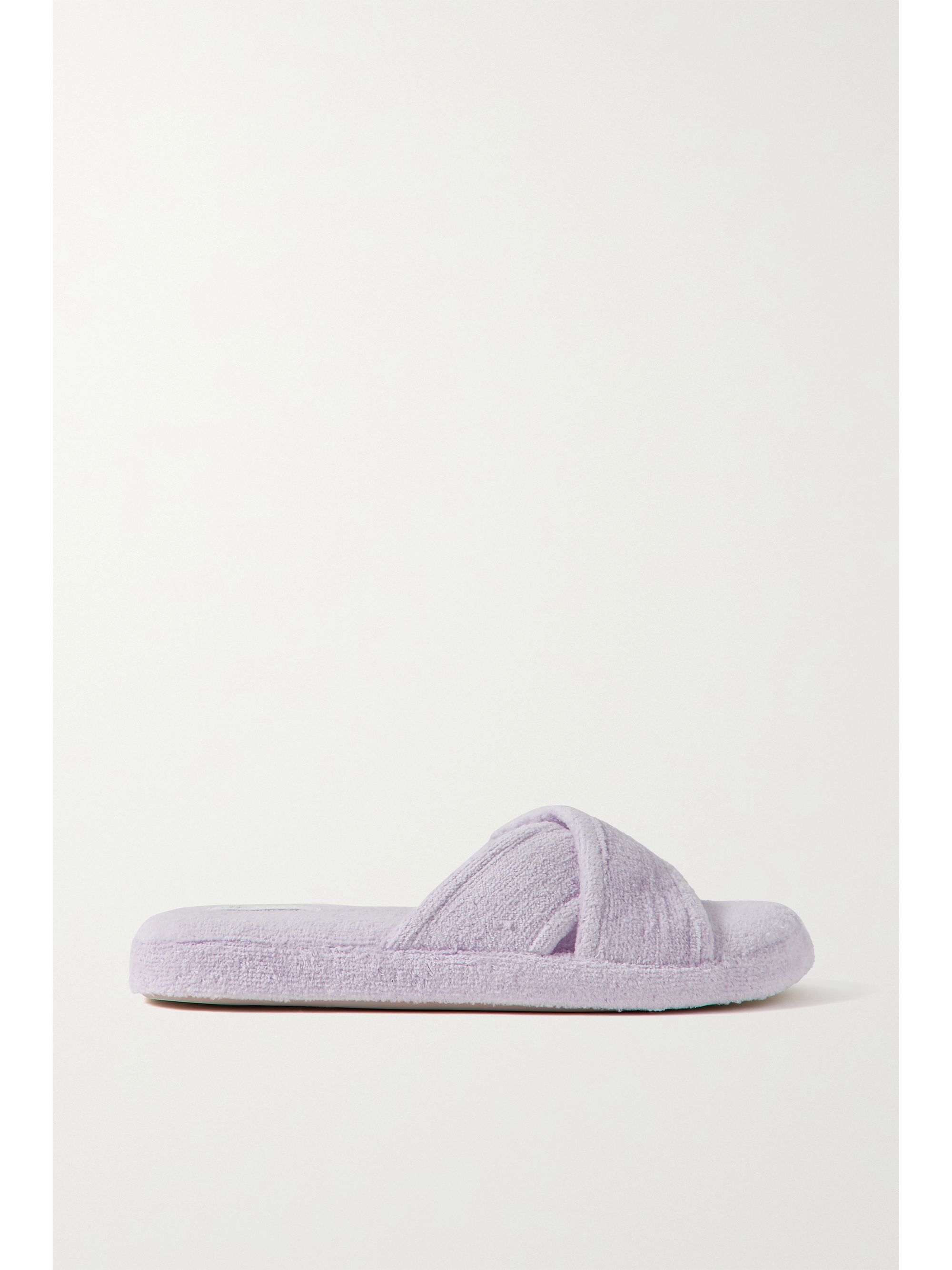 Lilac Net Sustain The Kyoto Organic Cotton Terry Slippers Skin Net A Porter