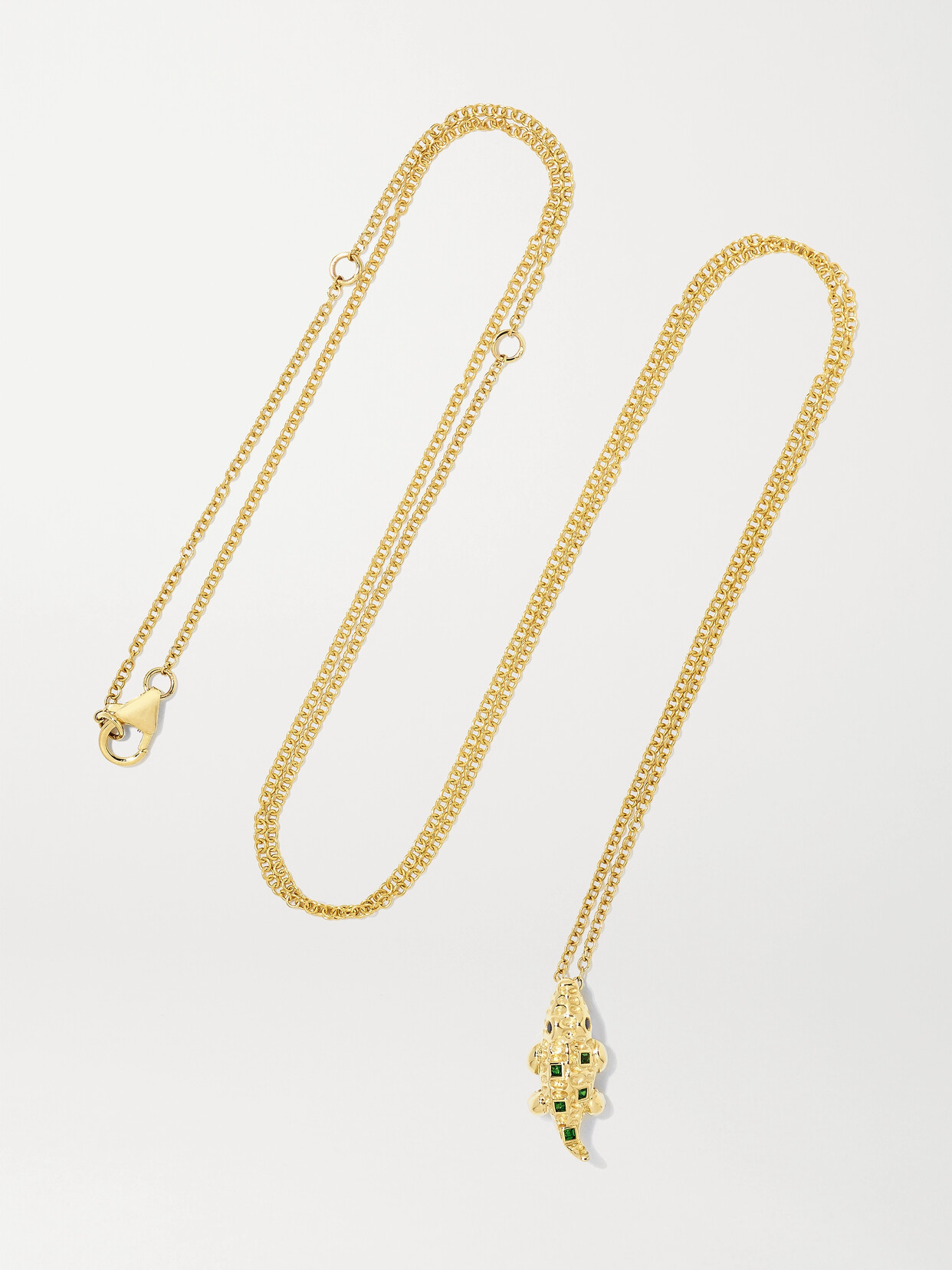 Yvonne Léon 9-karat , Tsavorite And Diamond Necklace