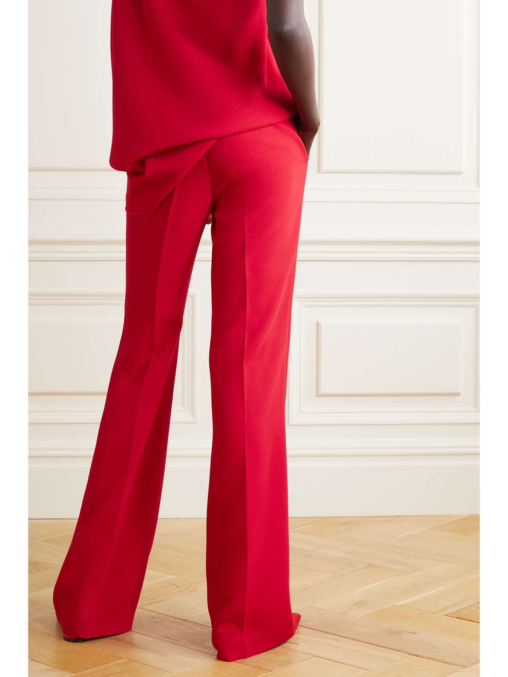 ELIE SAAB Crepe wide-leg pants