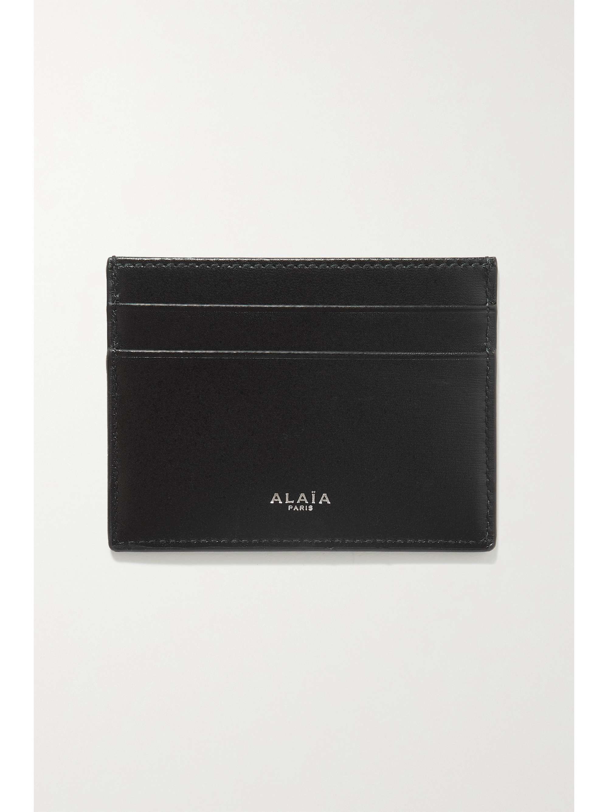ALAÏA Laser-cut leather cardholder