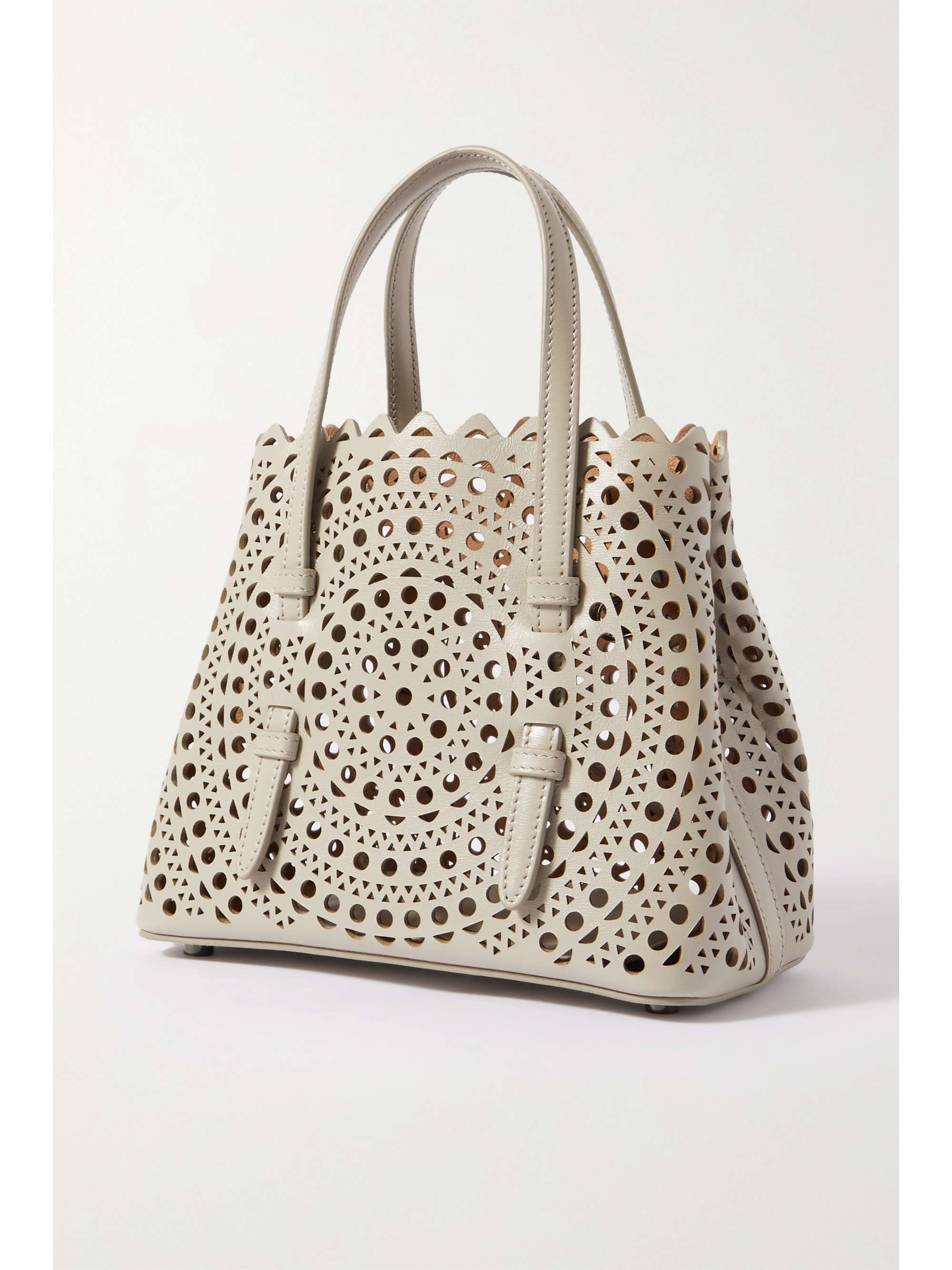 ALAÏA Mina 20 laser-cut leather tote