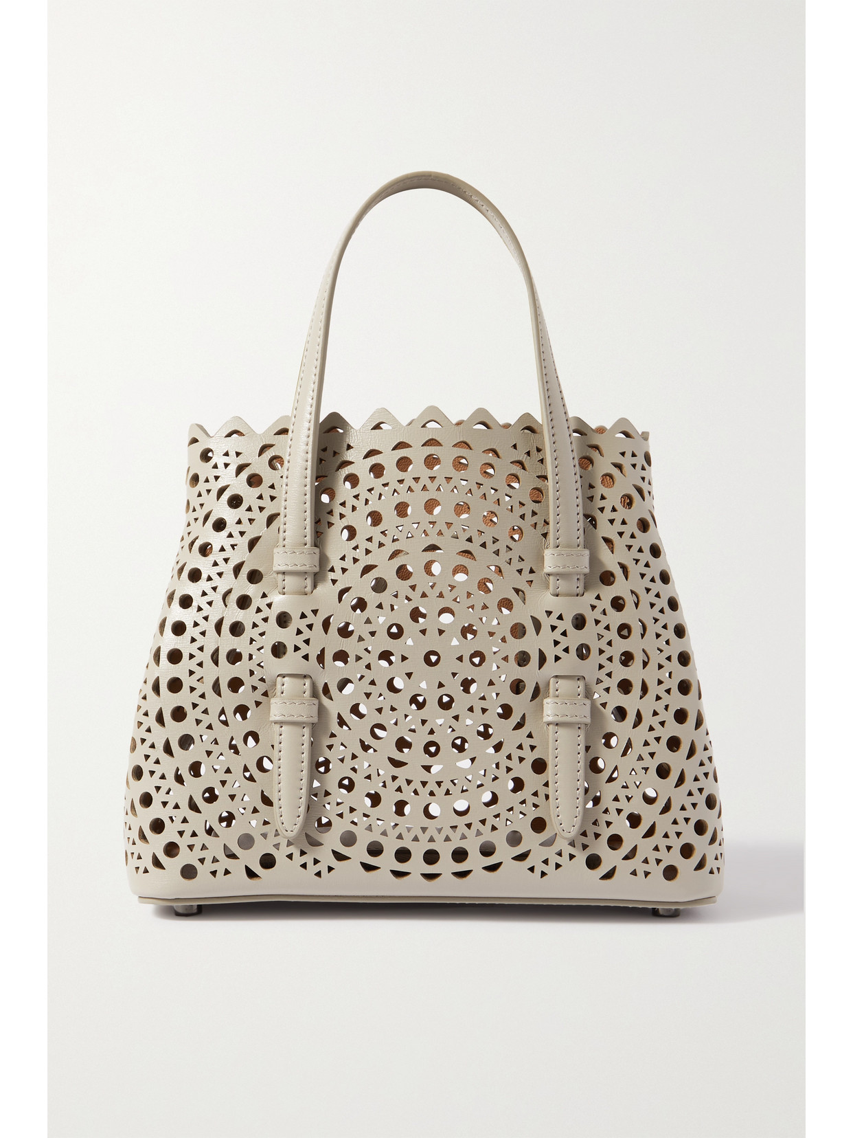 Alaïa Mina Mini Laser-cut Leather Tote
