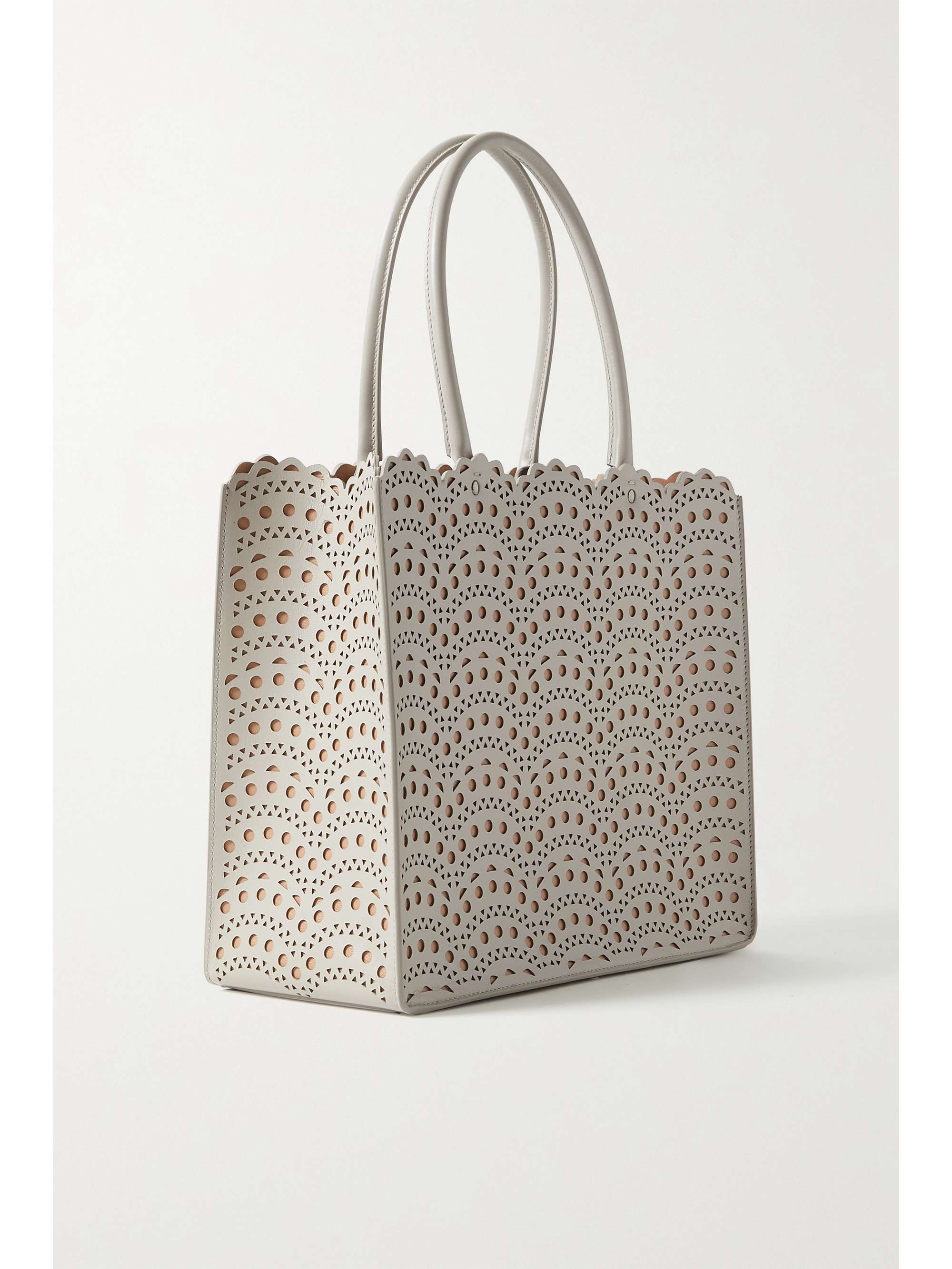 ALAÏA Garance 28 medium laser-cut leather tote