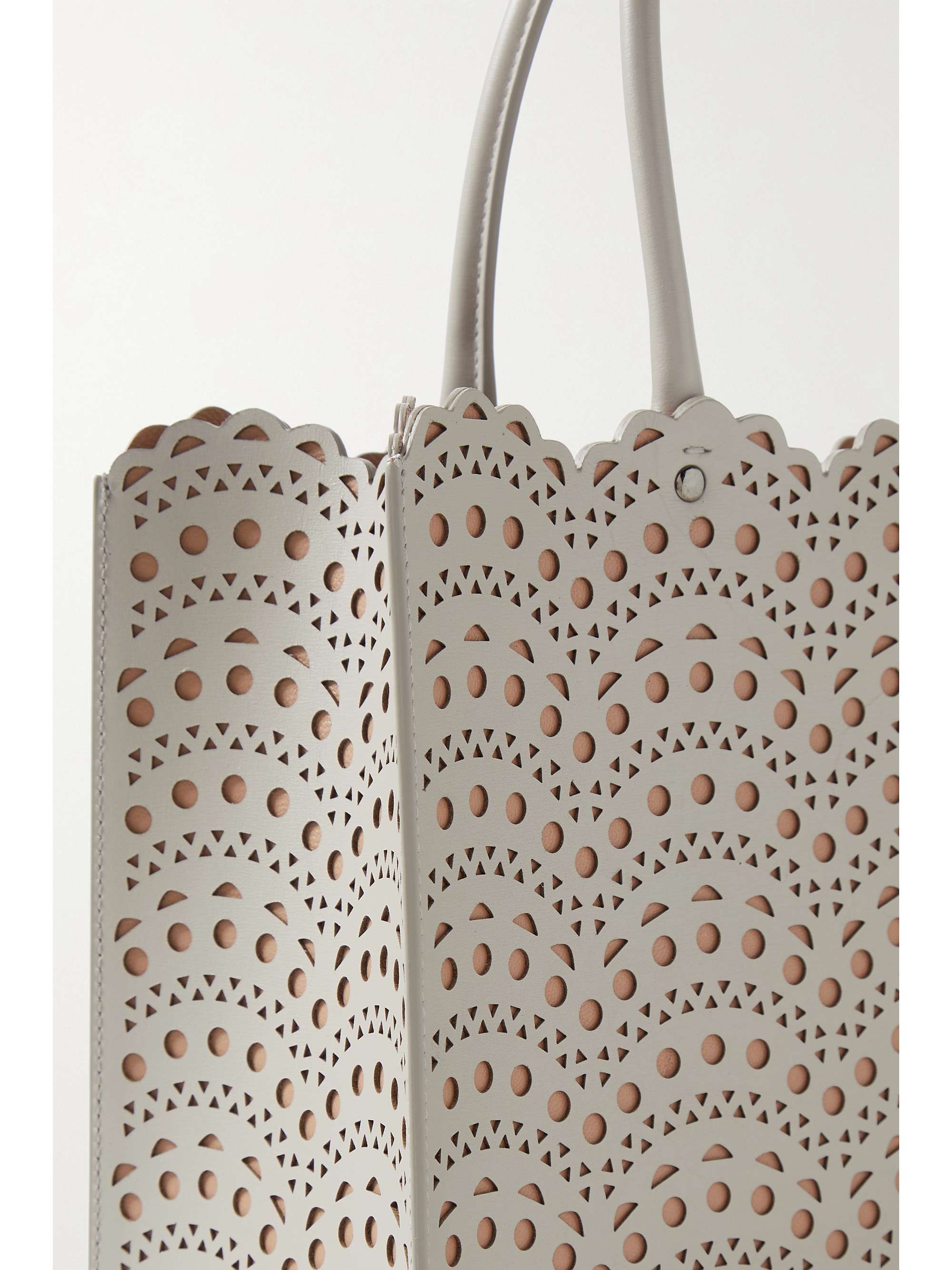 ALAÏA Garance 28 medium laser-cut leather tote