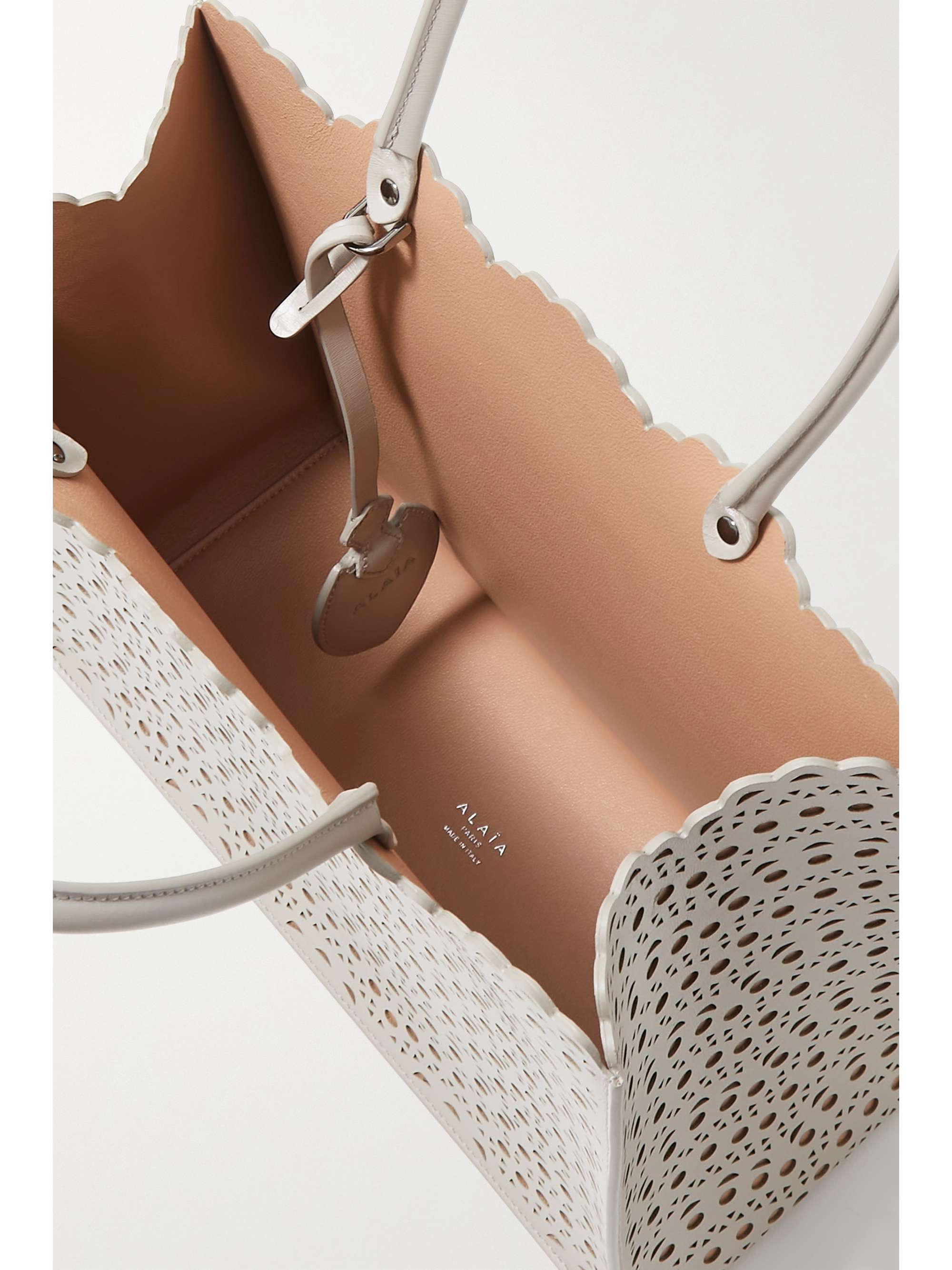 ALAÏA Garance 28 medium laser-cut leather tote