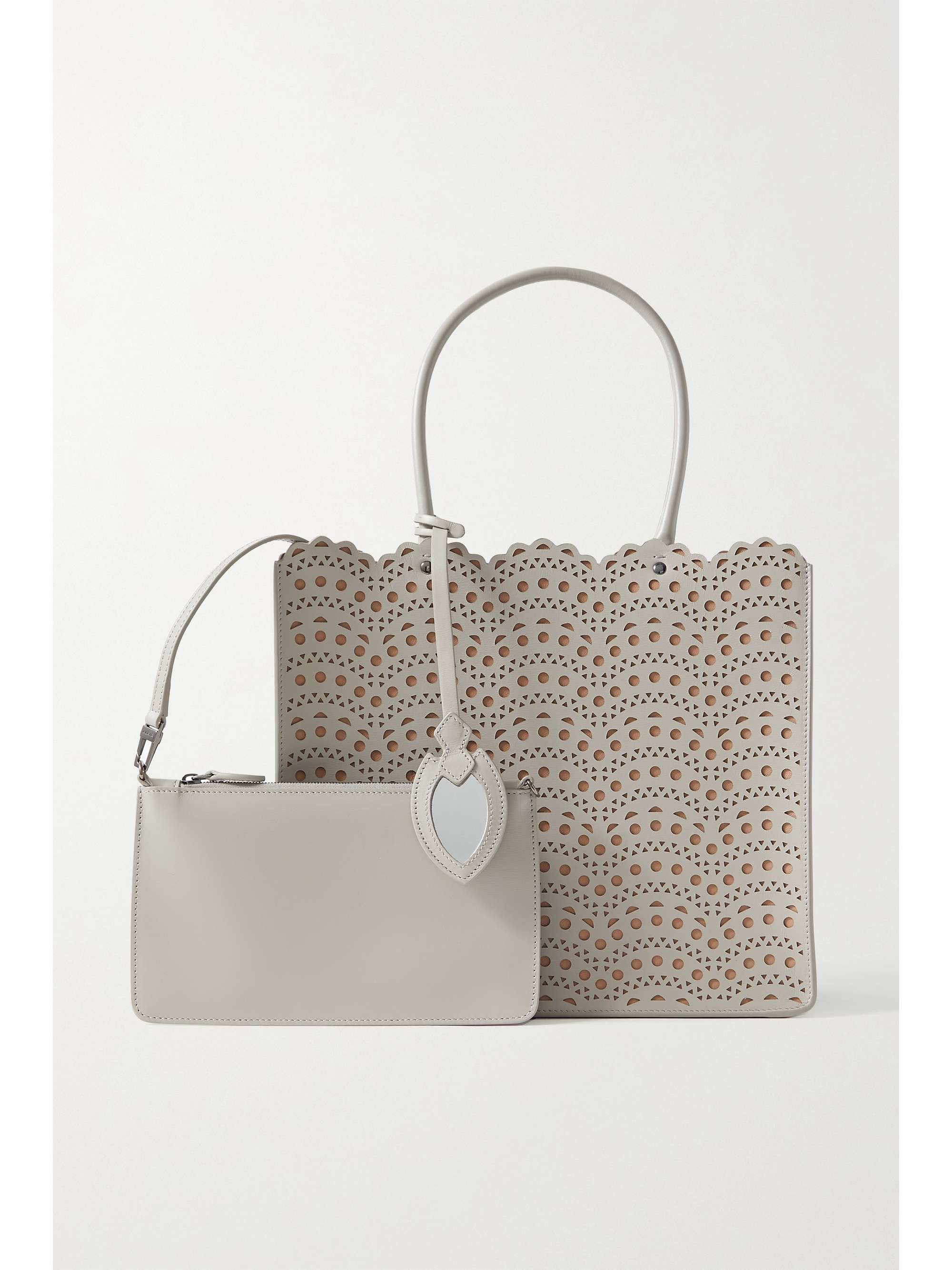 ALAÏA Garance 28 medium laser-cut leather tote