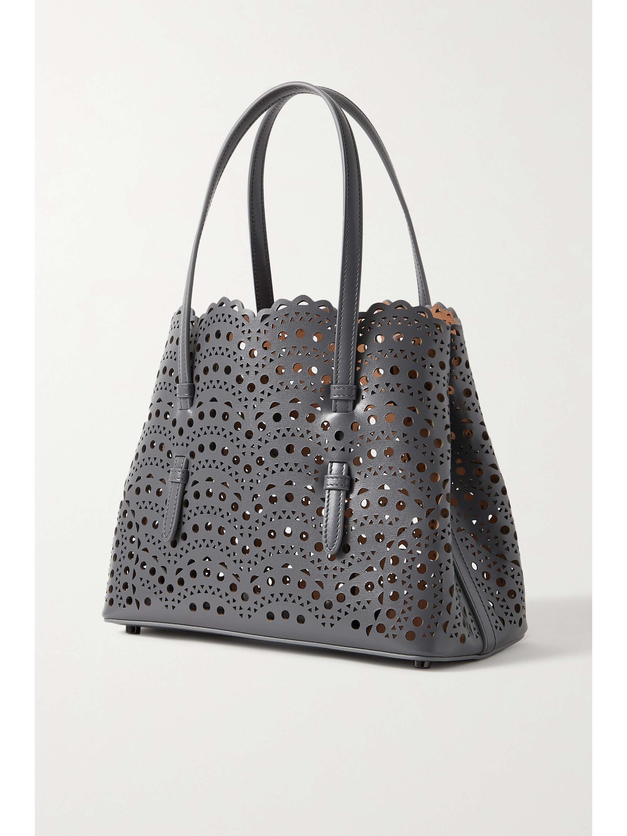 ALAÏA Le Mina 25 Vienne Wave leather tote