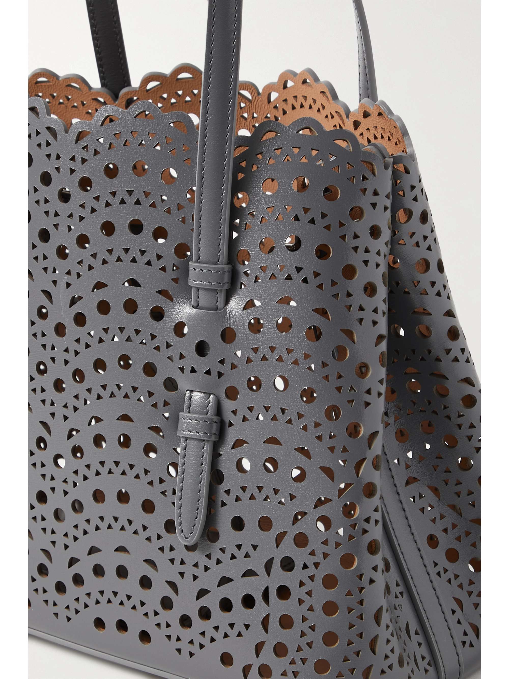 ALAÏA Le Mina 25 Vienne Wave leather tote