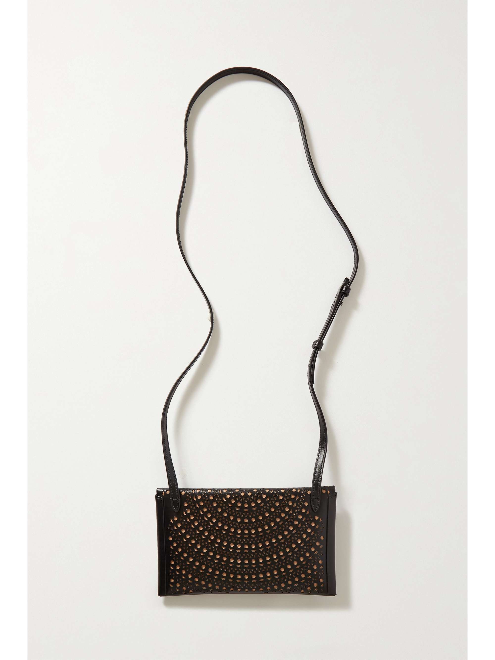 ALAÏA Louise 20 laser-cut leather shoulder bag