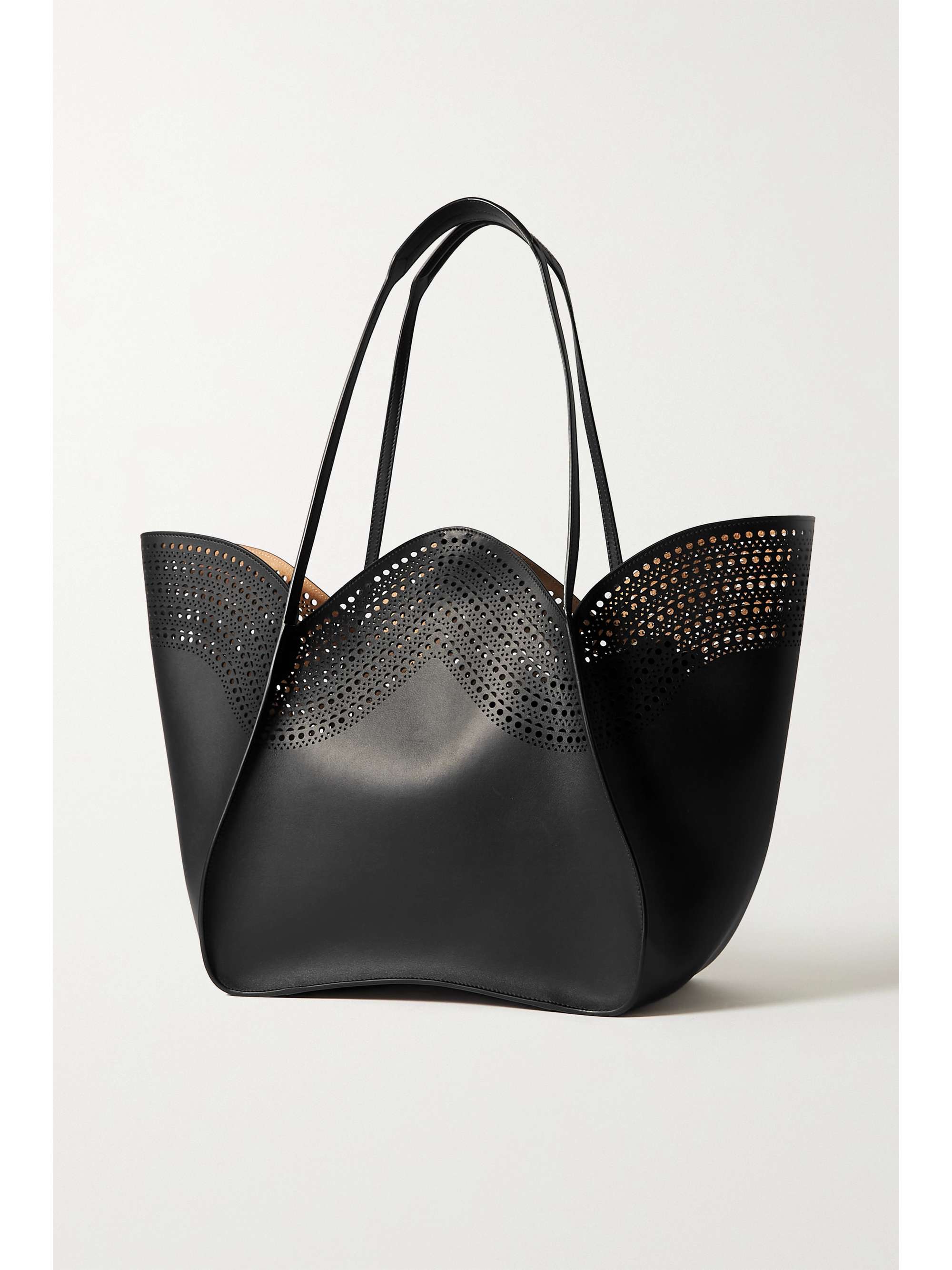ALAÏA Sac à main en cuir découpé au laser Lili 24 Medium